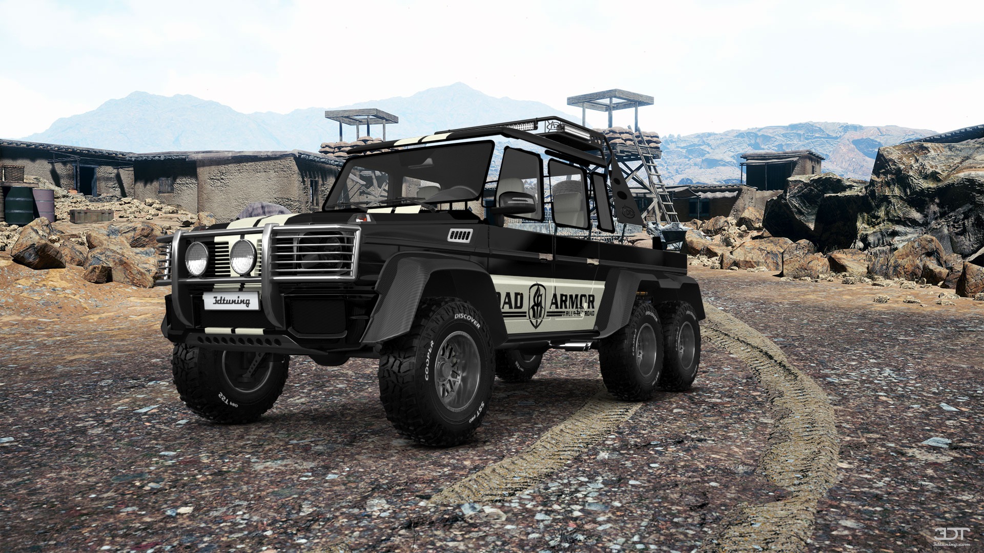 Tuning Mercedes G 63 AMG 6x6 4 Door pickup truck 2013