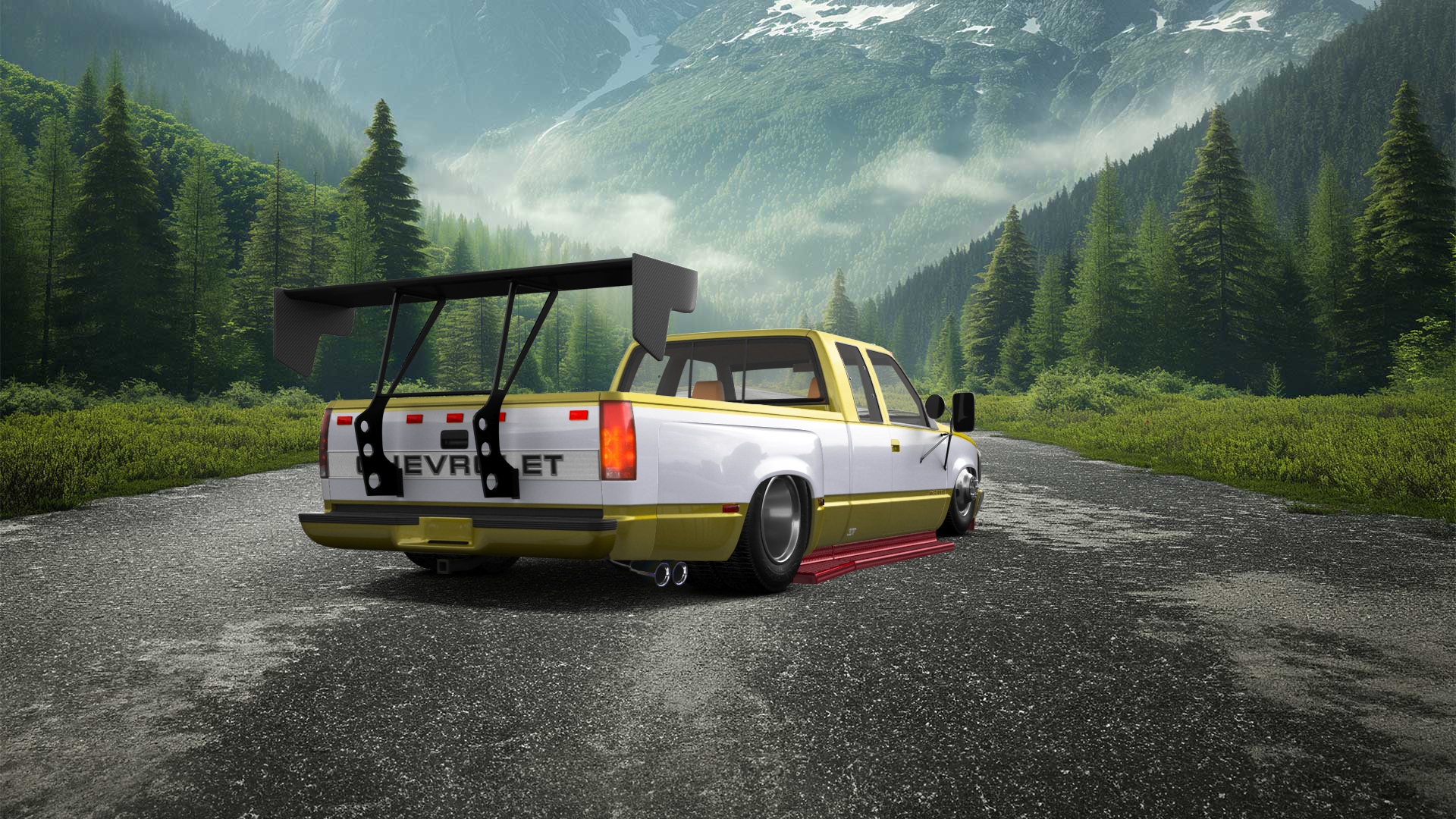 Chevrolet K3500 Extended Cab Pickup Truck 1988 tuning