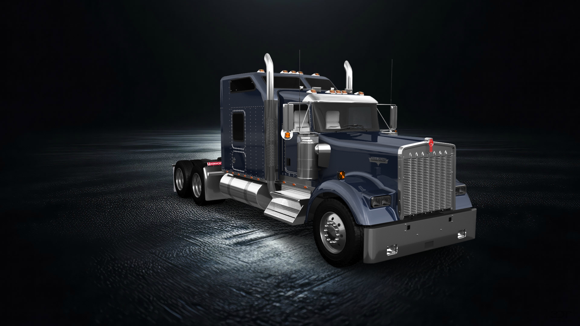 Kenworth W900 Sleeper Cab Truck 2015 tuning