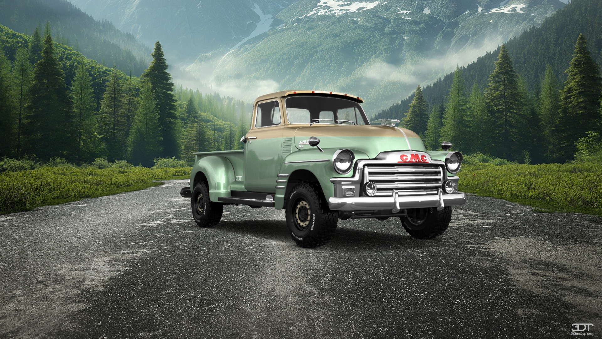 GMC 100 Stepside 2 Door pickup truck 1954