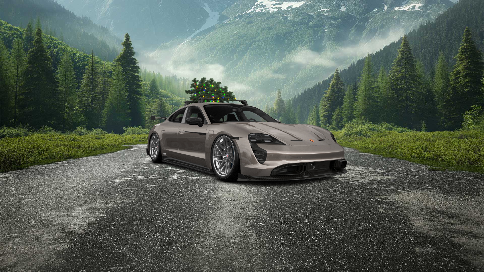 Porsche Taycan 4 Door Saloon 2019 tuning
