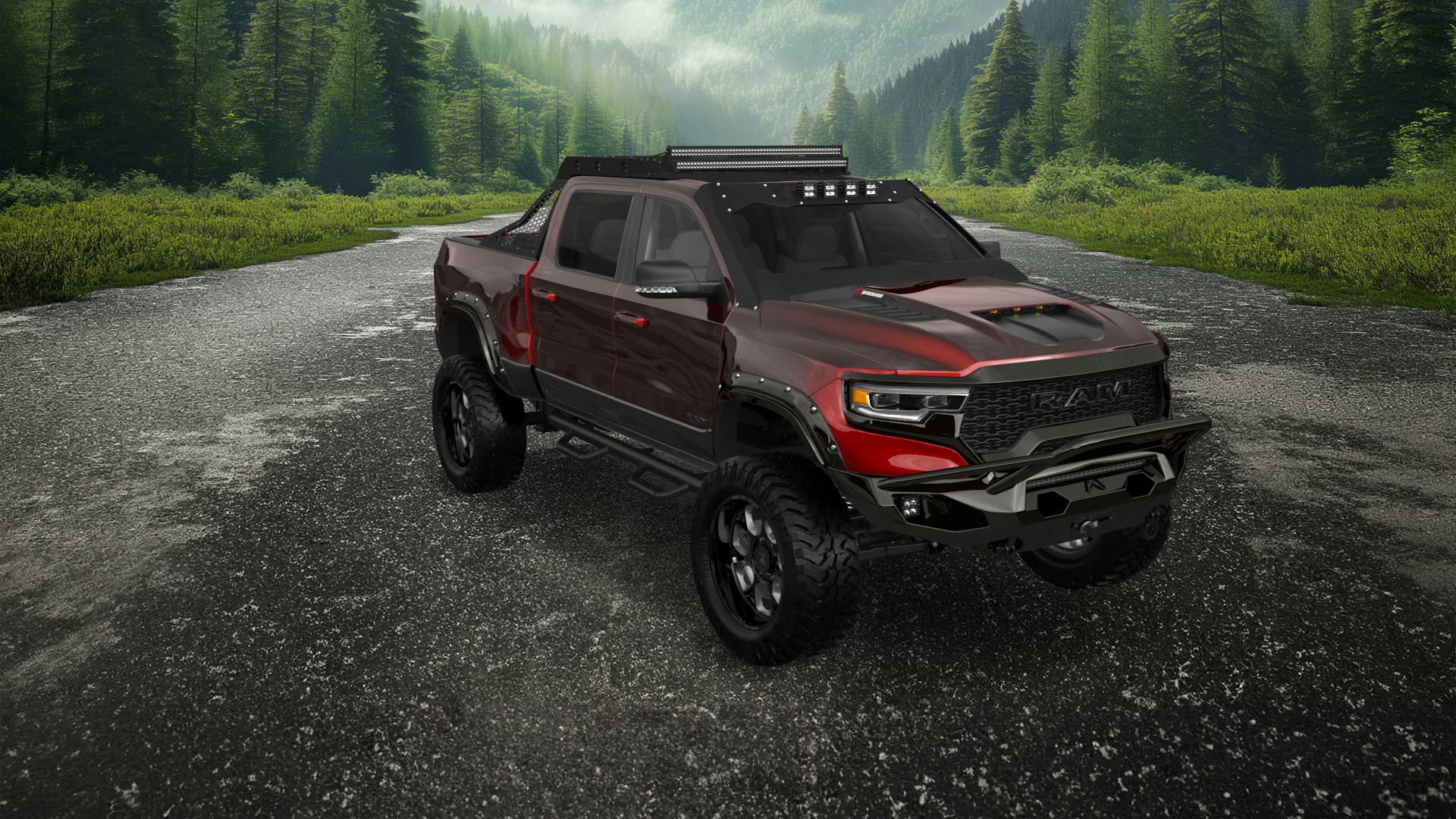 Dodge Ram 1500 TRX 4 Door pickup truck 2021 tuning