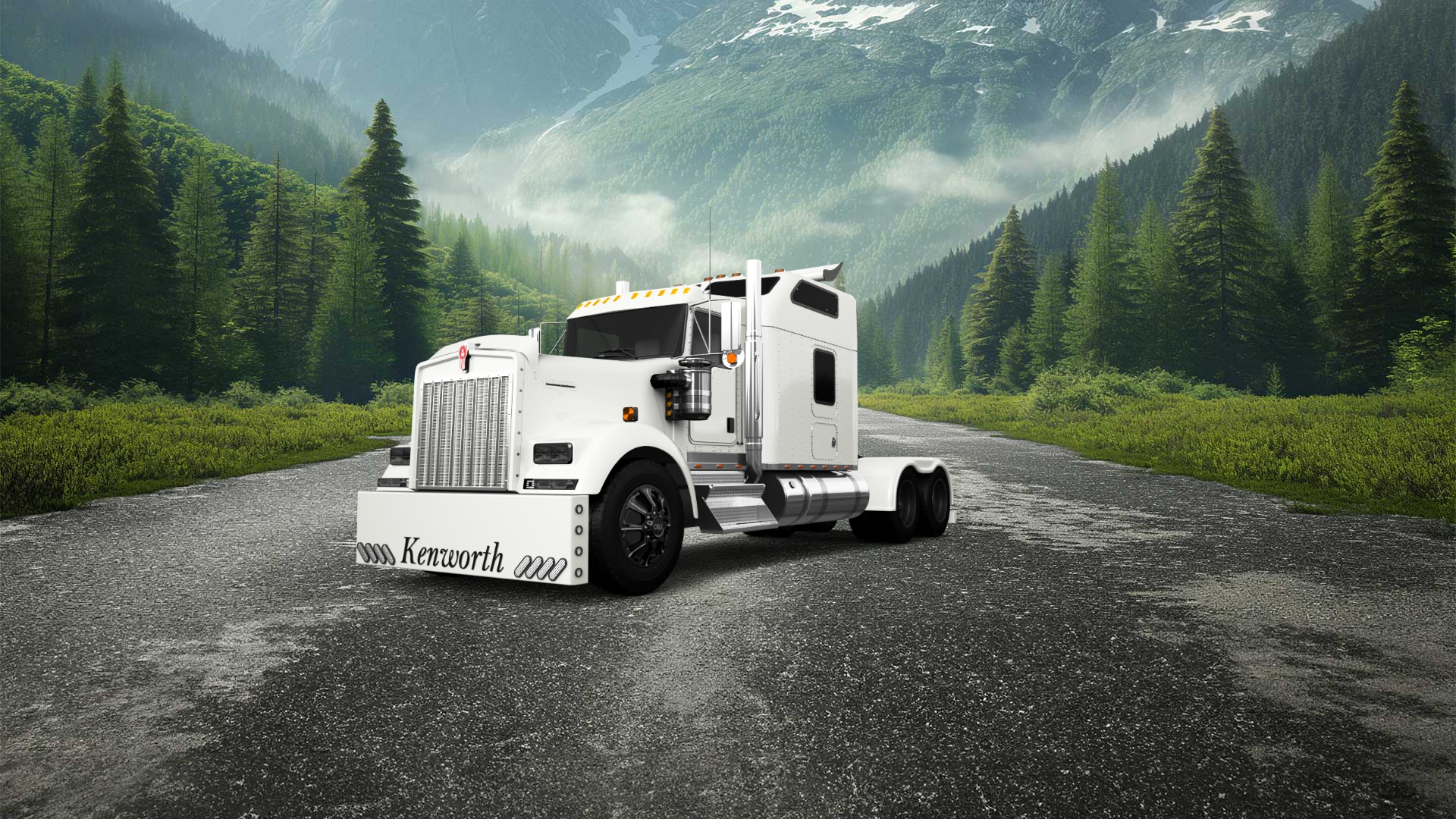 Kenworth W900 Sleeper Cab Truck 2015