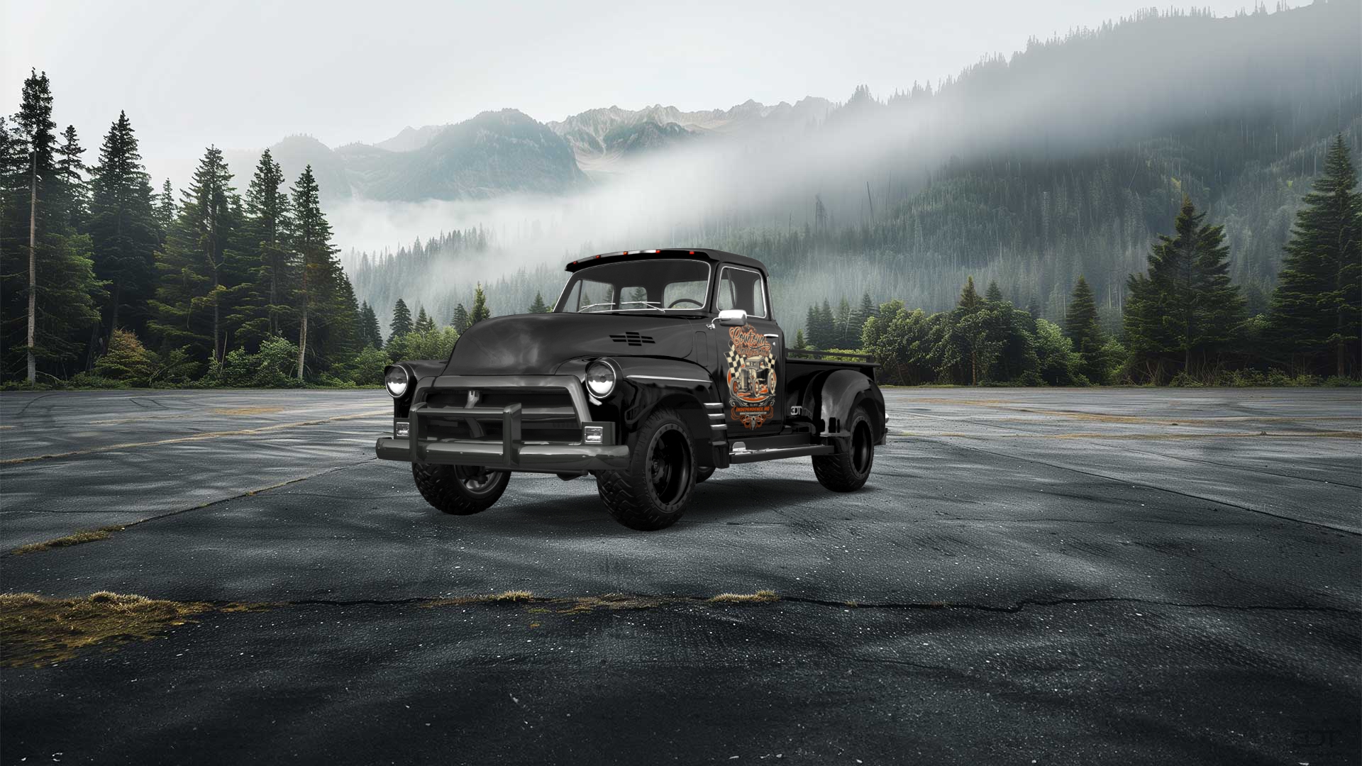 Chevrolet 3100 2 Door pickup truck 1954 tuning