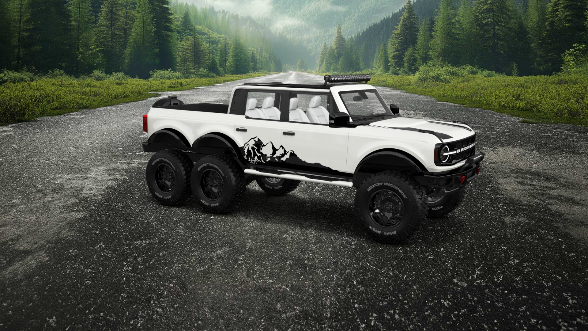 Ford Bronco 6X6 4 Door pickup truck 2021