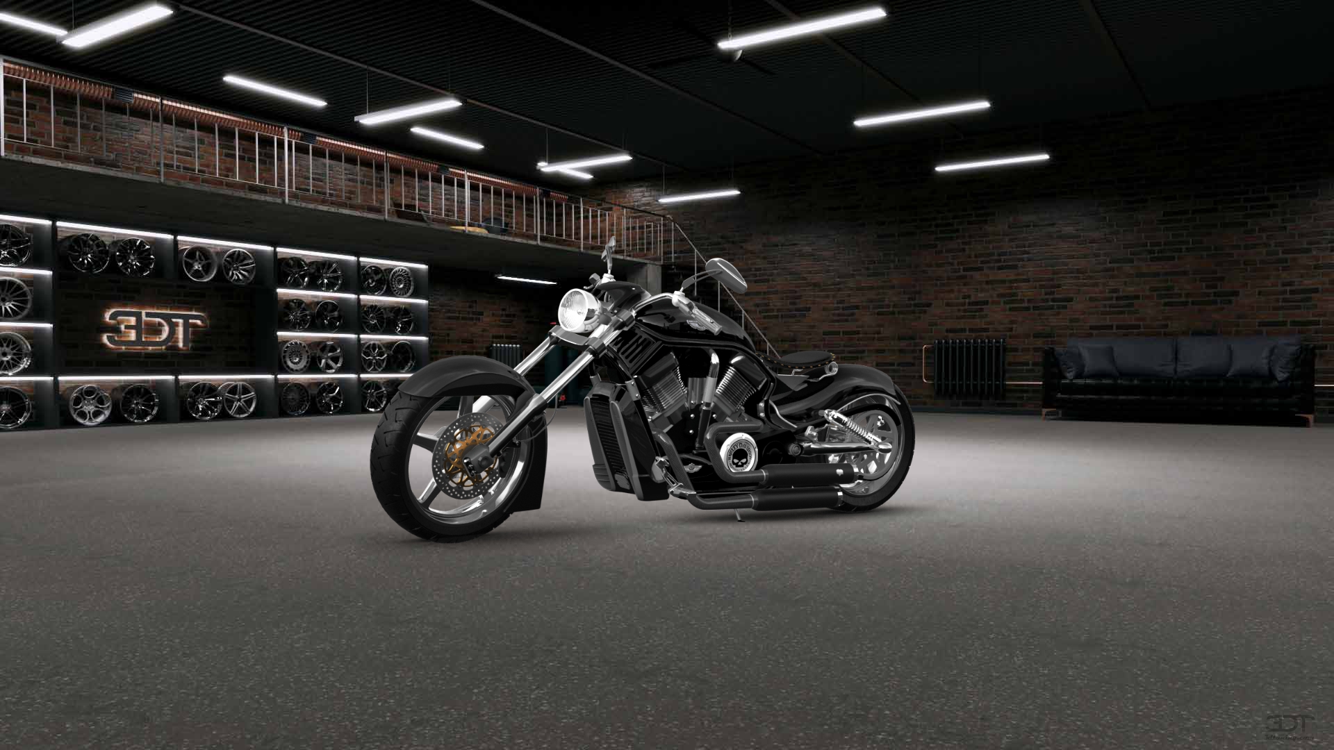Harley-Davidson Custom Chopper Cruiser 2011