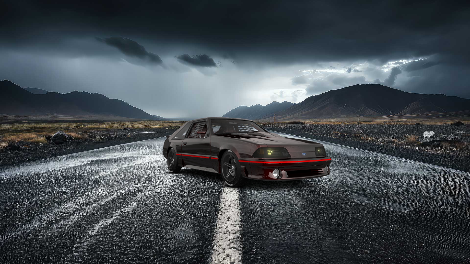 Ford Mustang 3 Door Hatchback 1988