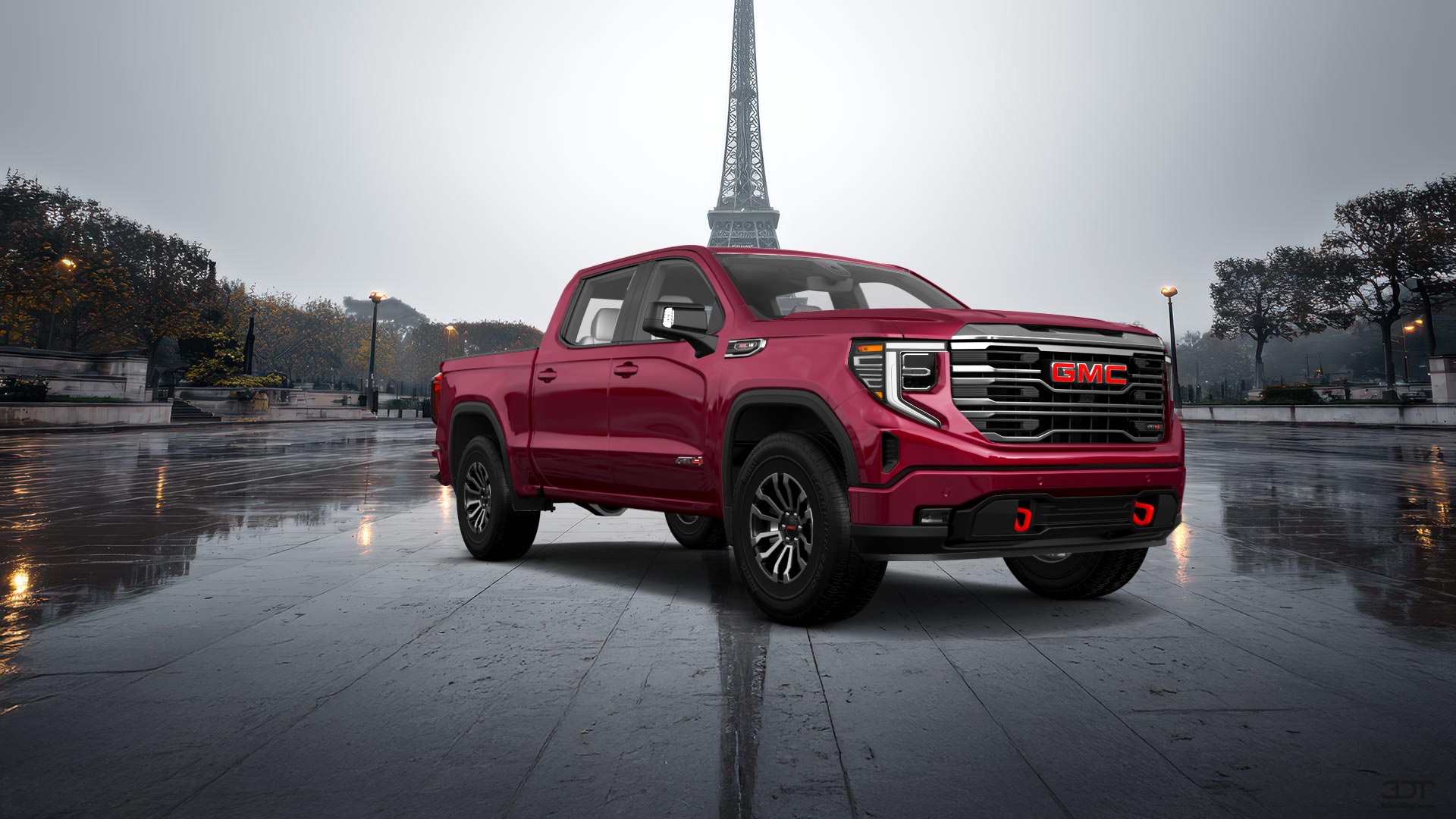 GMC Sierra 1500 Crew Cab 5.8 ft box 4 Door pickup truck 2023 tuning