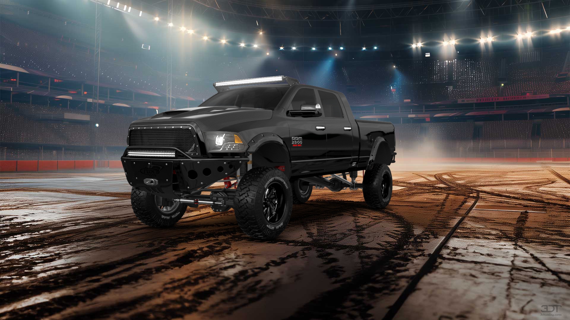 Dodge Ram 2500 Mega Cab 6.4 ft box 4 Door pickup truck 2010 tuning