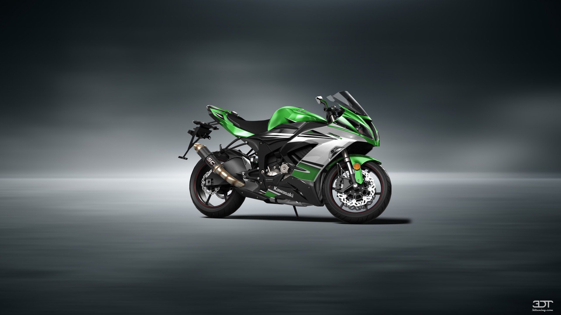 Kawasaki Ninja ZX 6R Sport Bike 2015 tuning