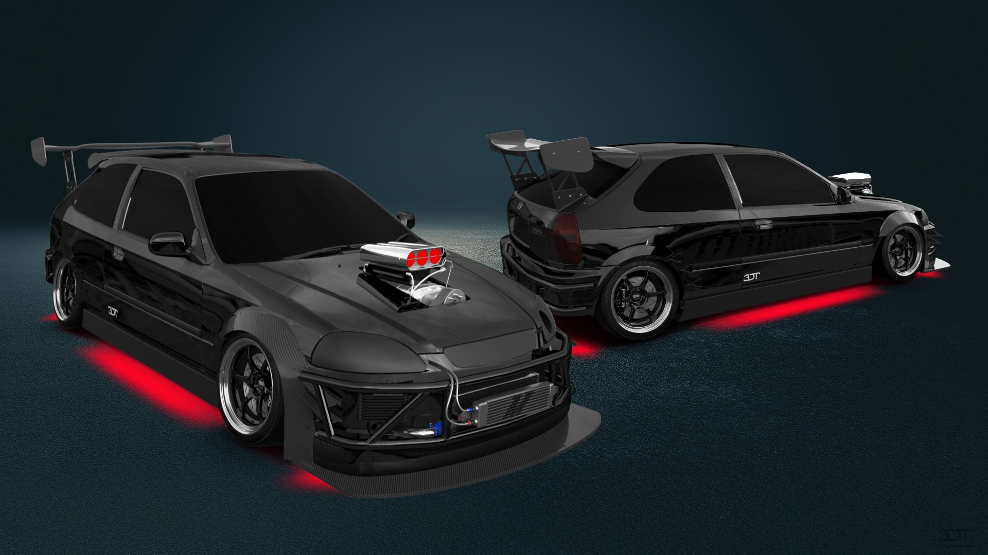 Honda Civic 3 Door Hatchback 1997 tuning
