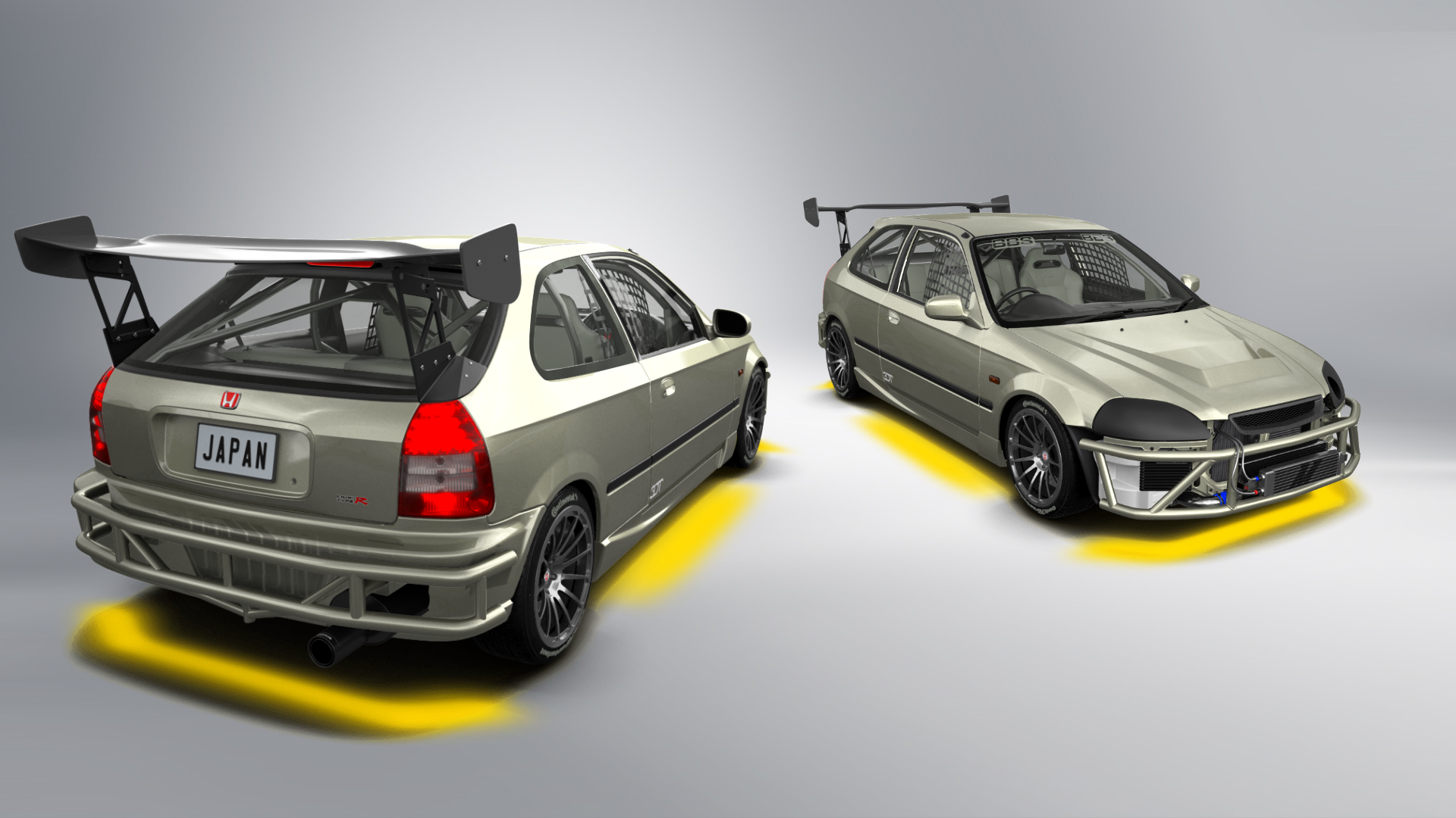 Honda Civic 3 Door Hatchback 1997 tuning