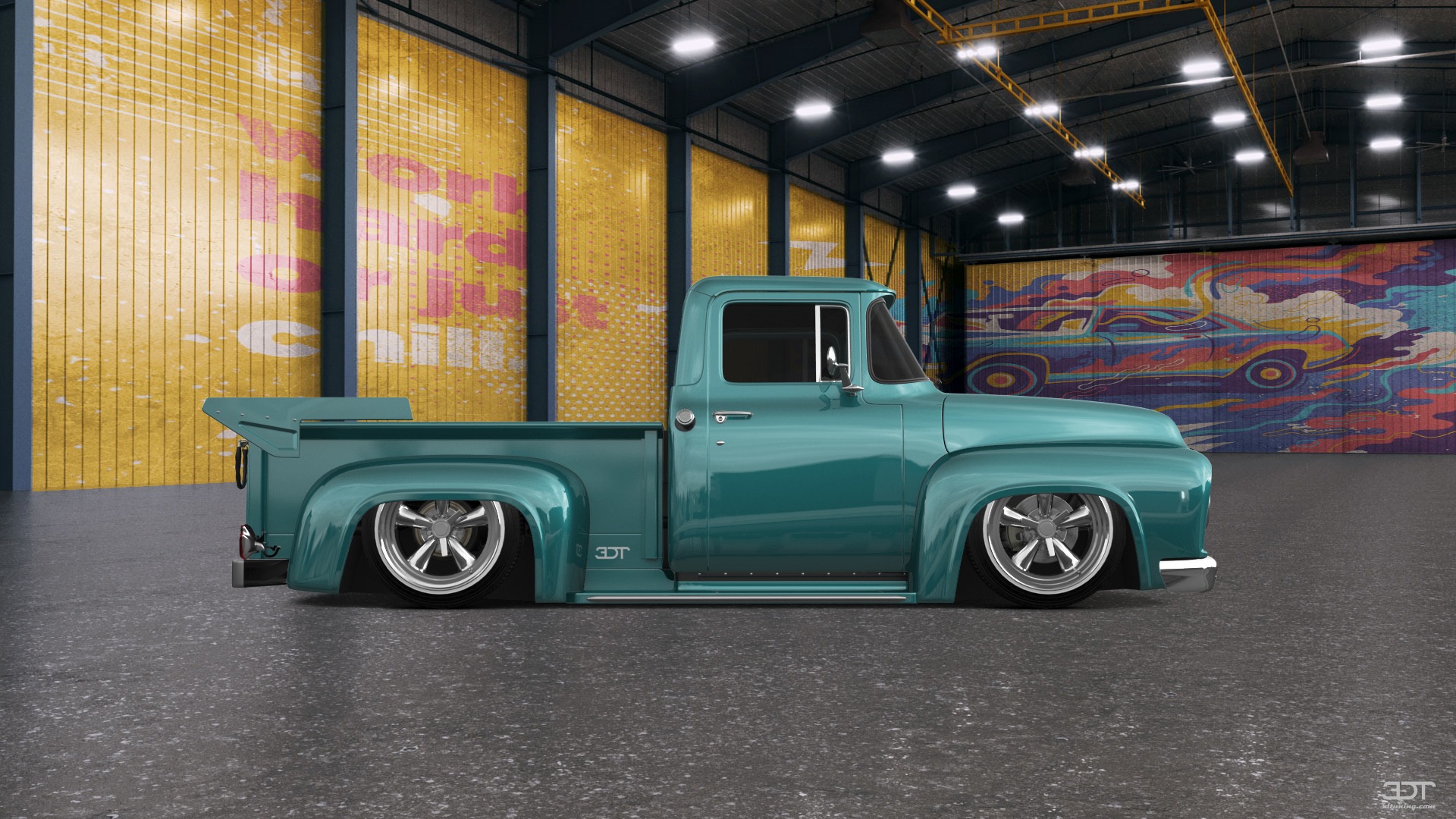 Ford F-100 2 Door truck 1956 Images