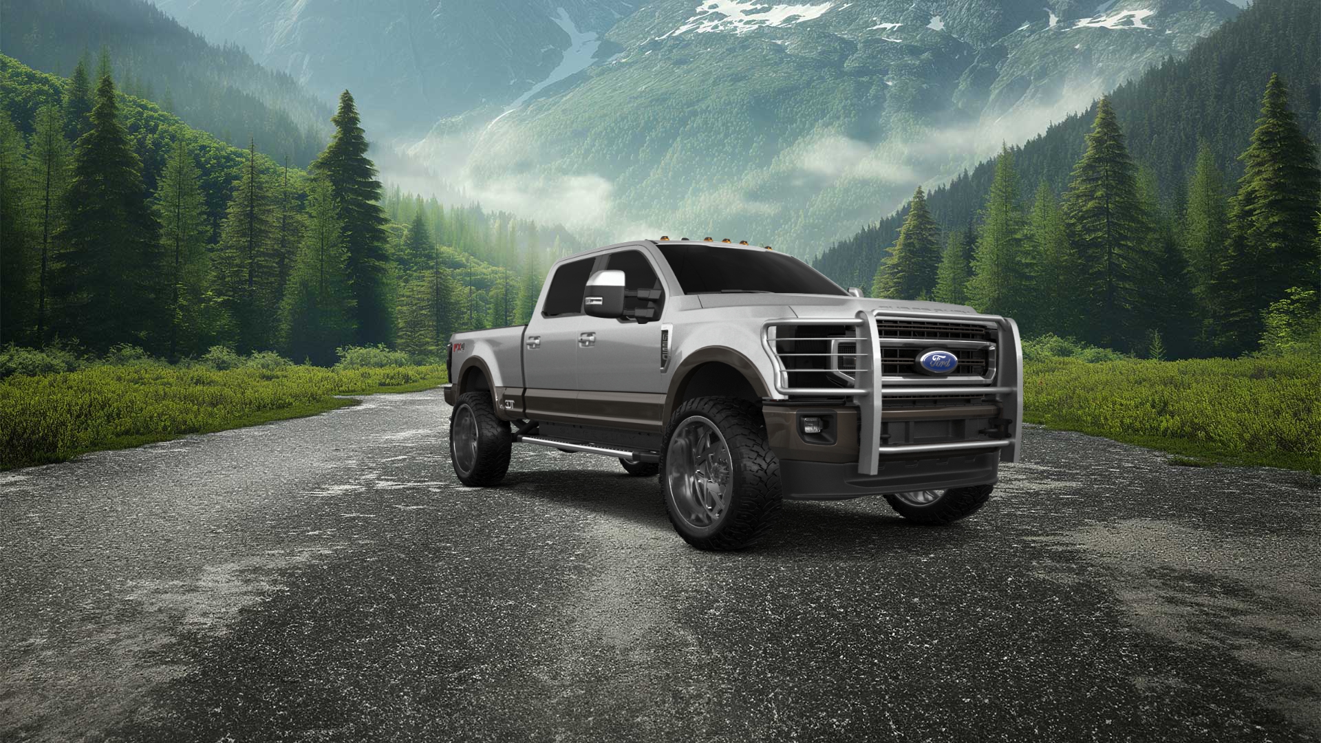 Ford F-250 4 Door pickup truck 2021 tuning