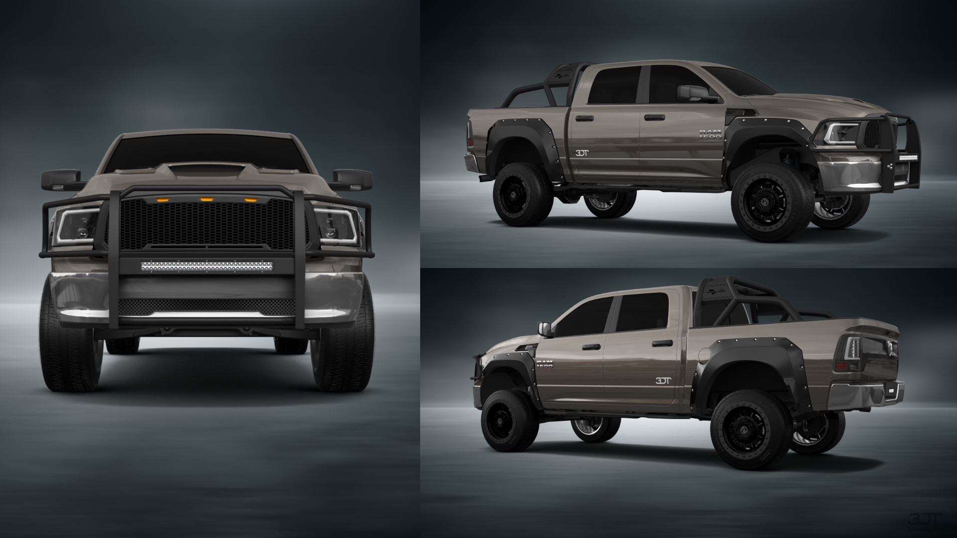 Dodge Ram 1500 5.7' box 4 Door pickup truck 2010 tuning