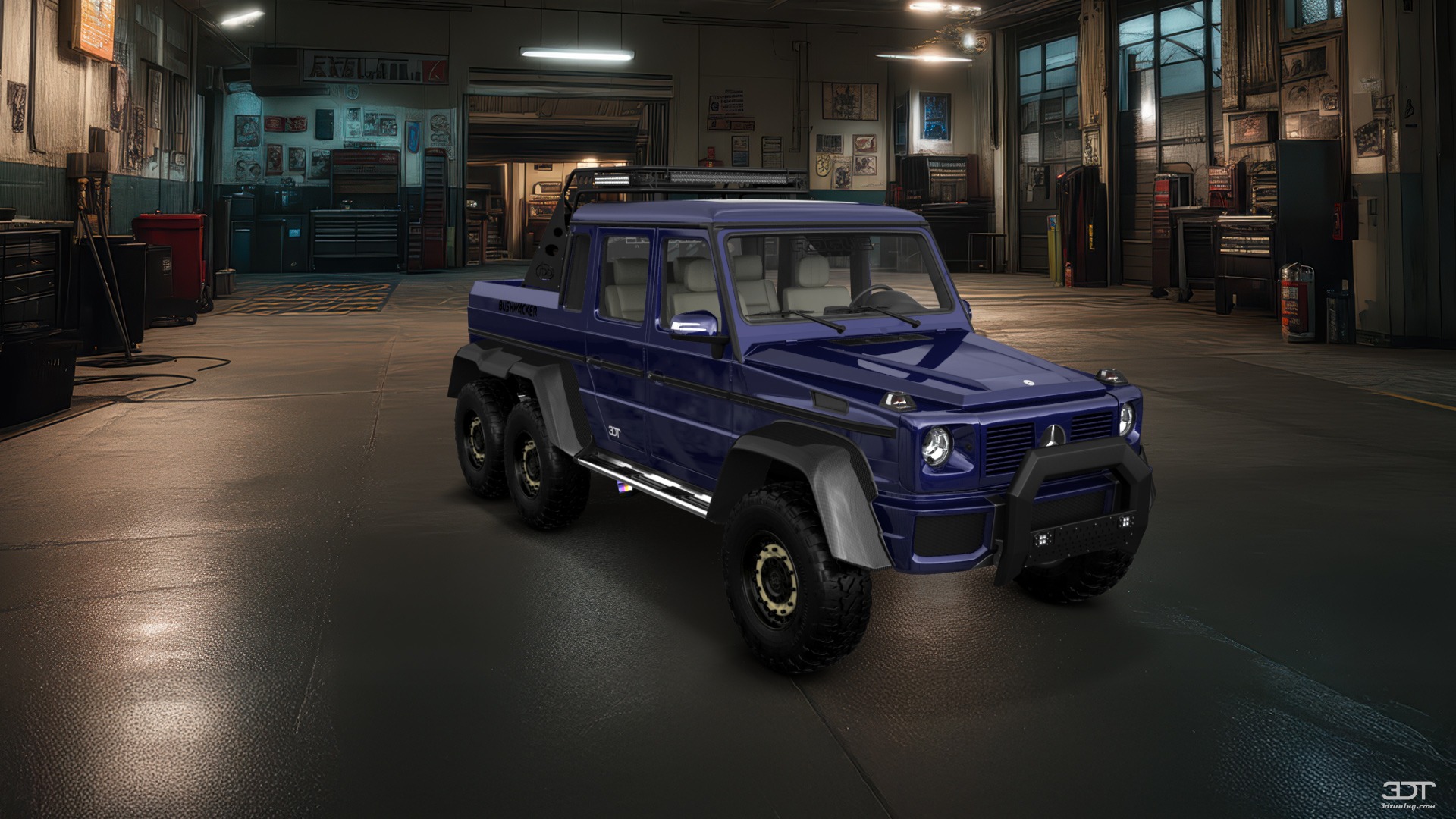Mercedes G 63 AMG 6x6 4 Door pickup truck 2013 tuning