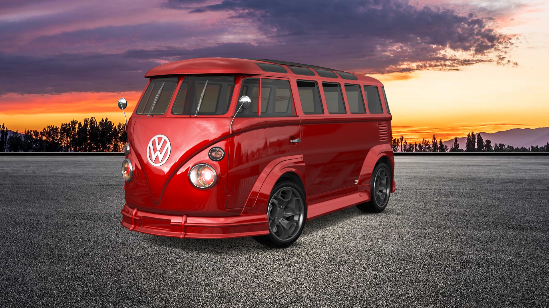 Volkswagen T1 Van 1950 tuning