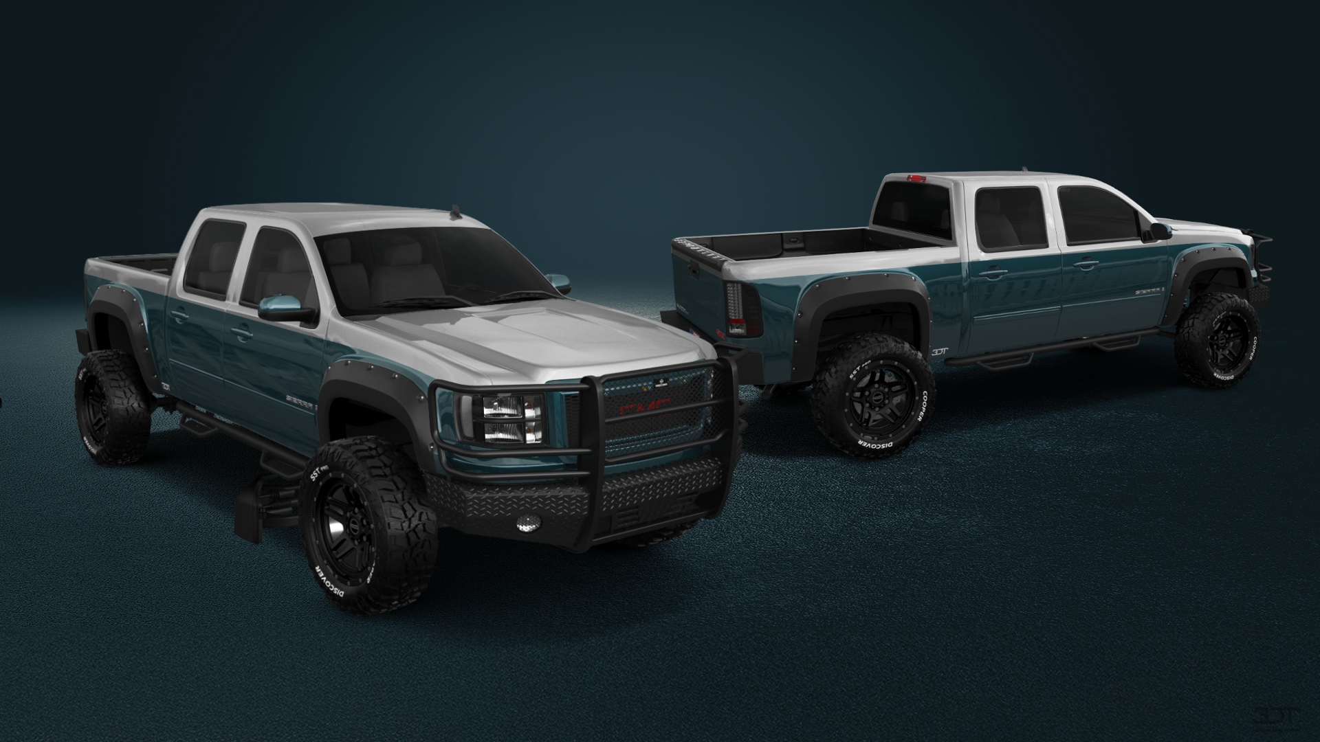 GMC Sierra 1500 Crew Cab 5.8 ft box 4 Door pickup truck 2007