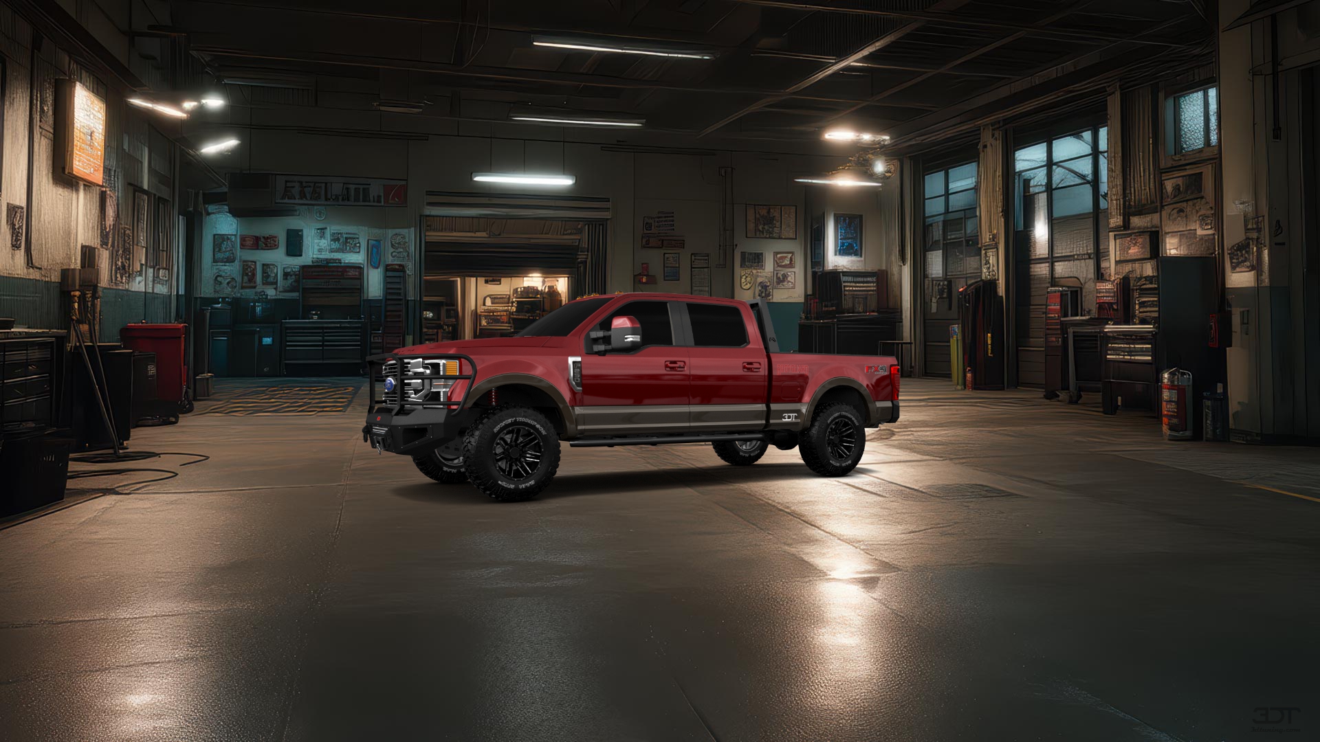 Ford F-250 4 Door pickup truck 2021 tuning