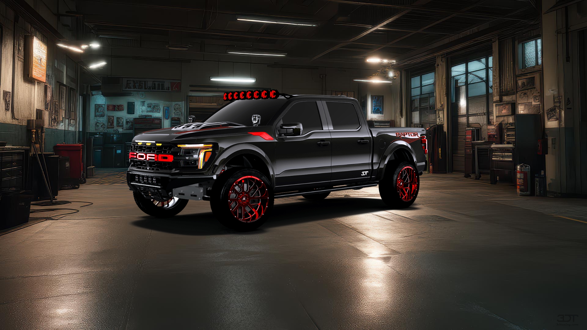 Ford F-150 Raptor 4 Door pickup truck 2024 tuning