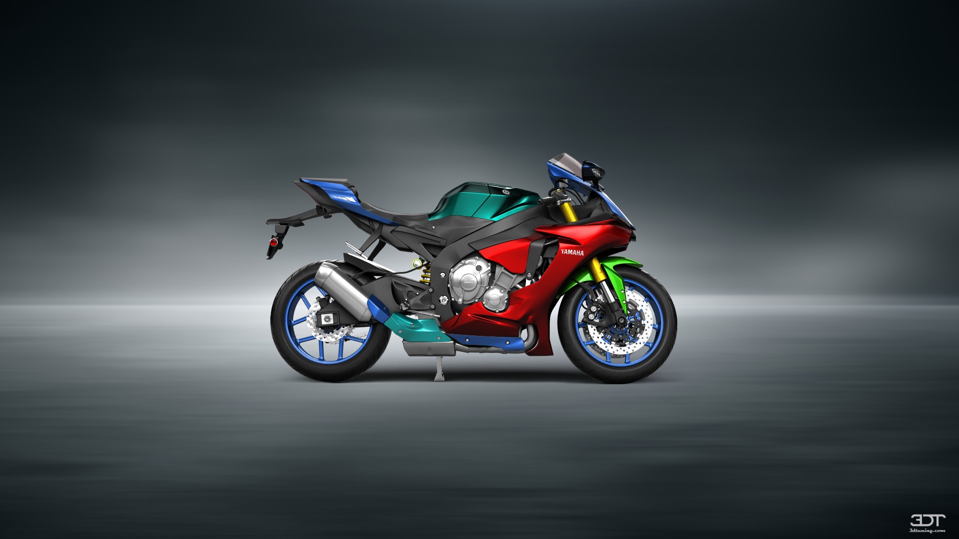 Tuning Yamaha YZF R1 Sport Bike 2015