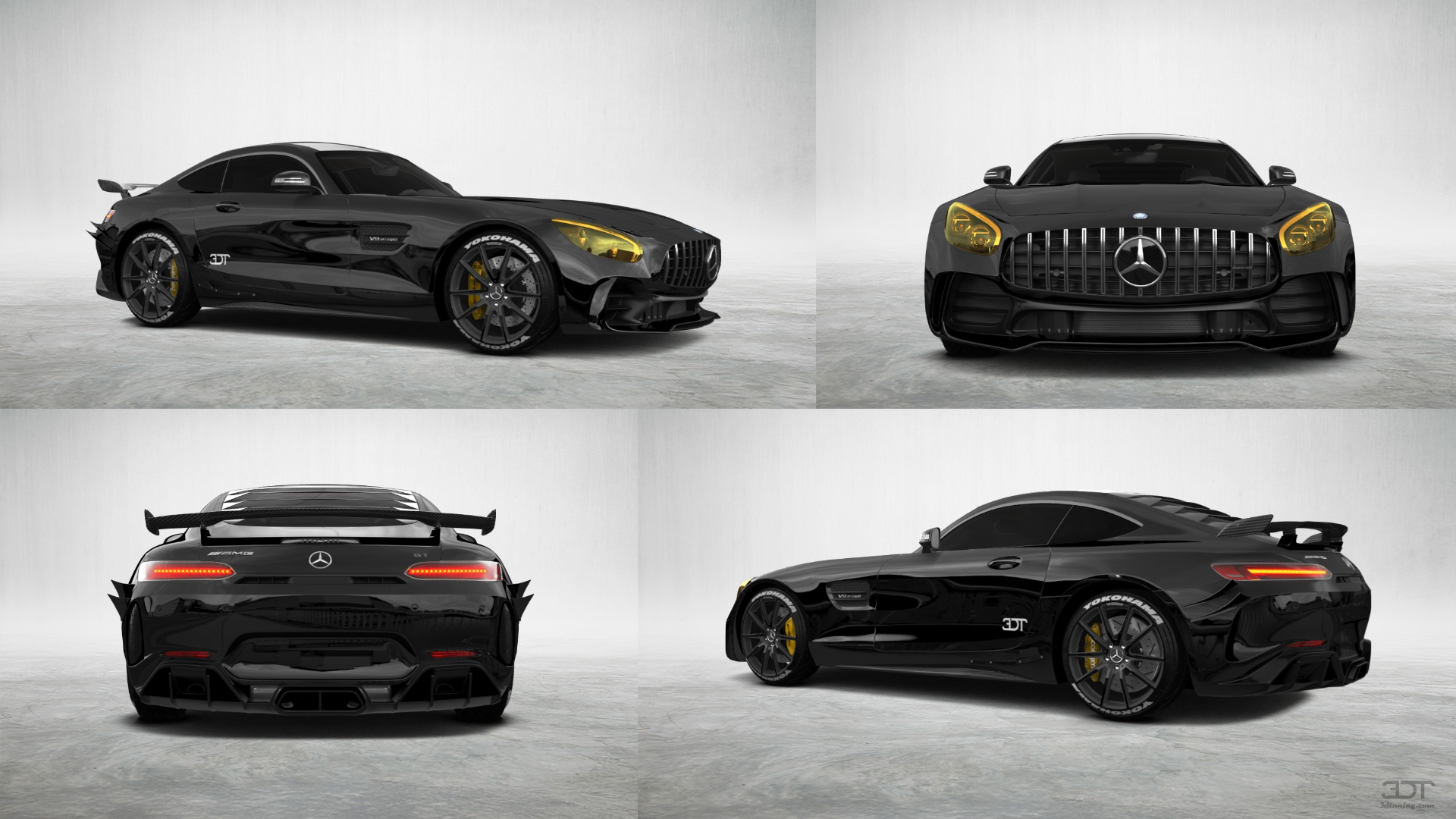 Mercedes AMG GT 2 door fastback coupe 2015