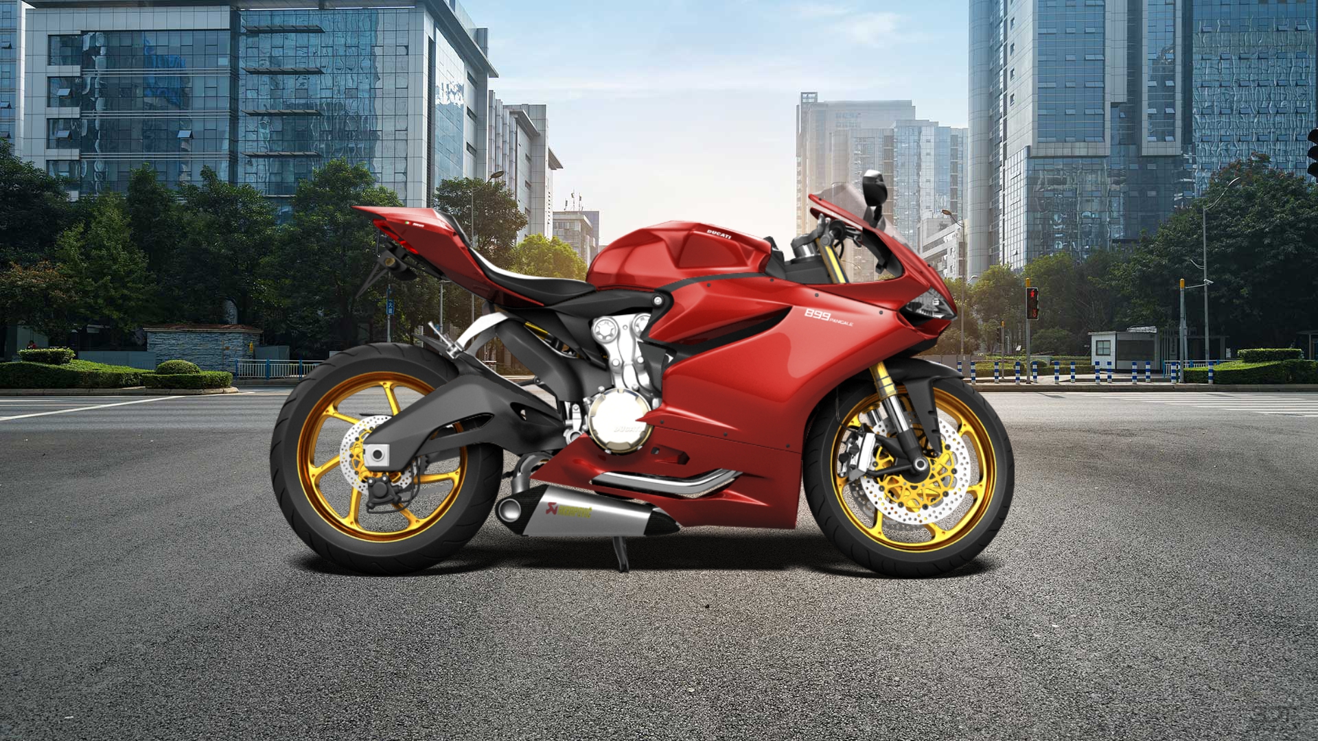 Ducati 899 Panigale Sport Bike 2015 tuning