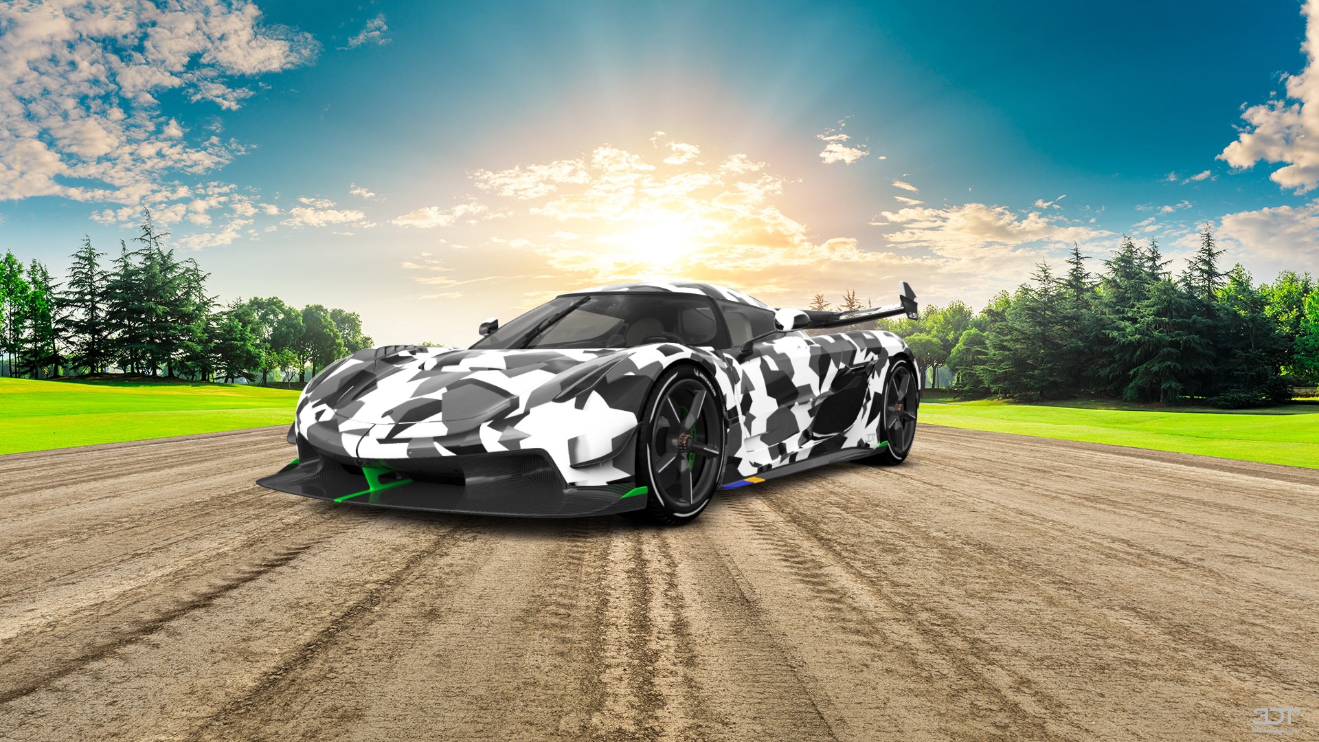 Koenigsegg Jesko 2 door targa top 2020