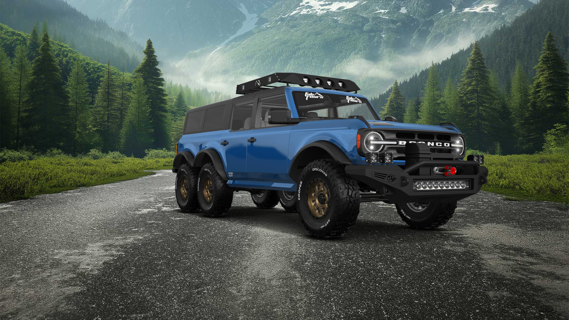 Ford Bronco 6X6 4 Door pickup truck 2021