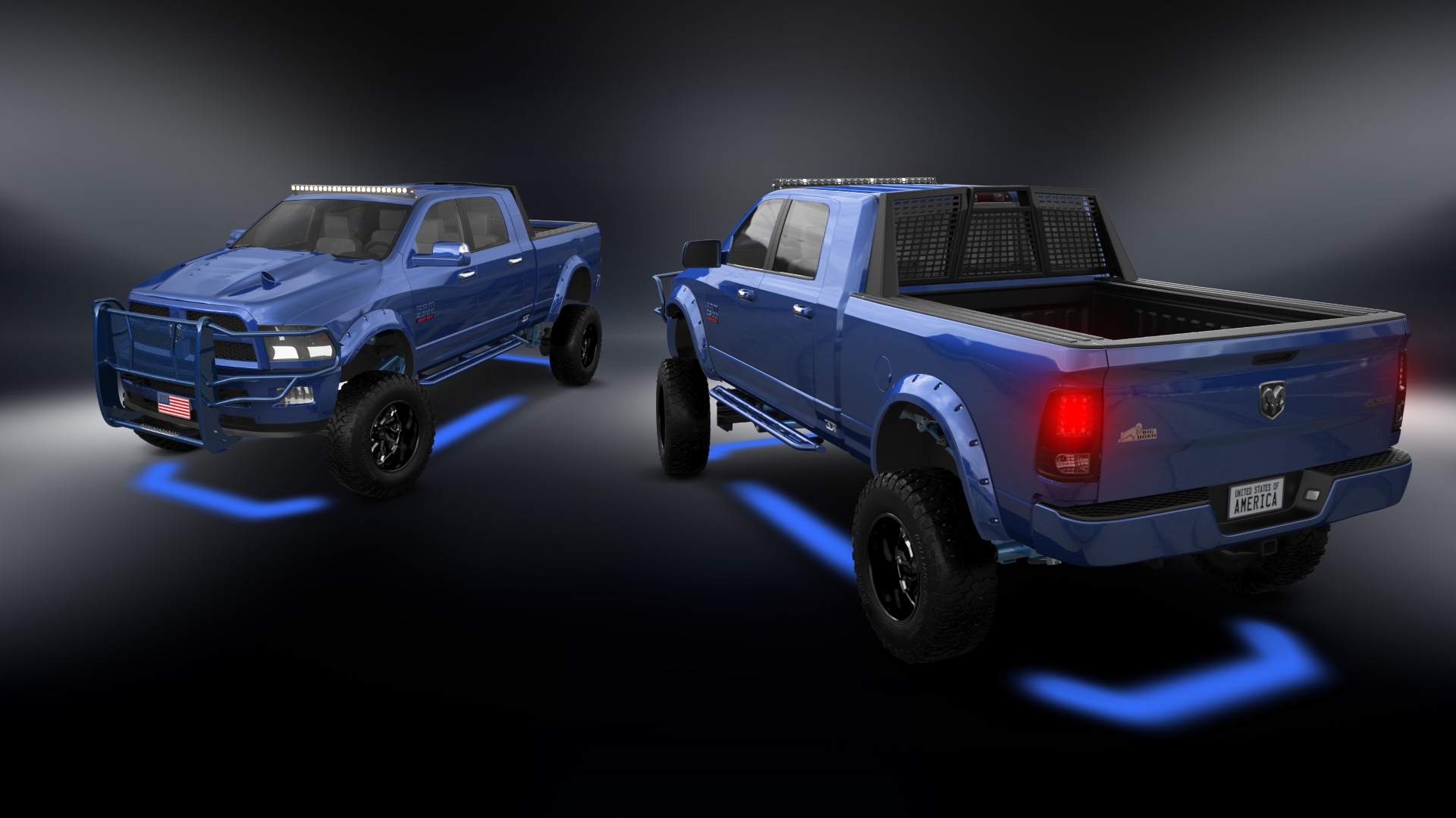 Dodge Ram 2500 Mega Cab 6.4 ft box 4 Door pickup truck 2010