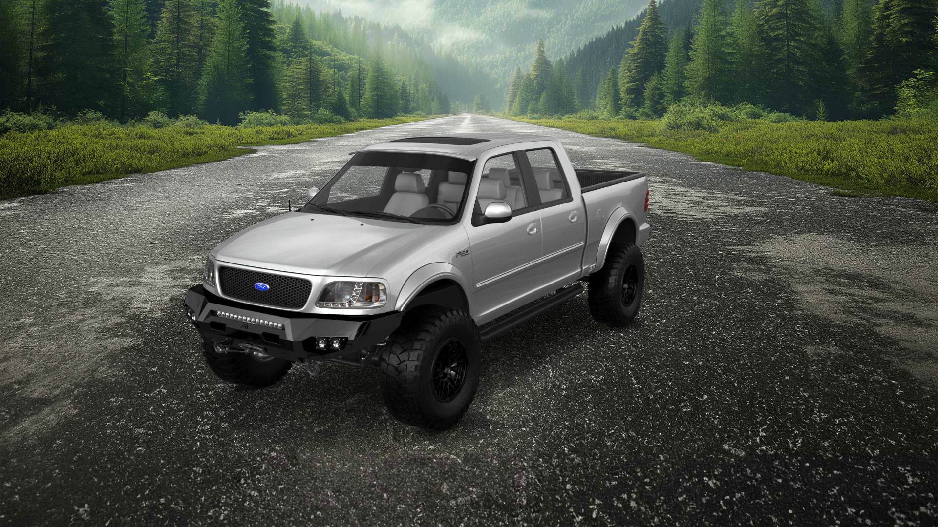 Ford F-150 SuperCrew 4 Door pickup truck 1997