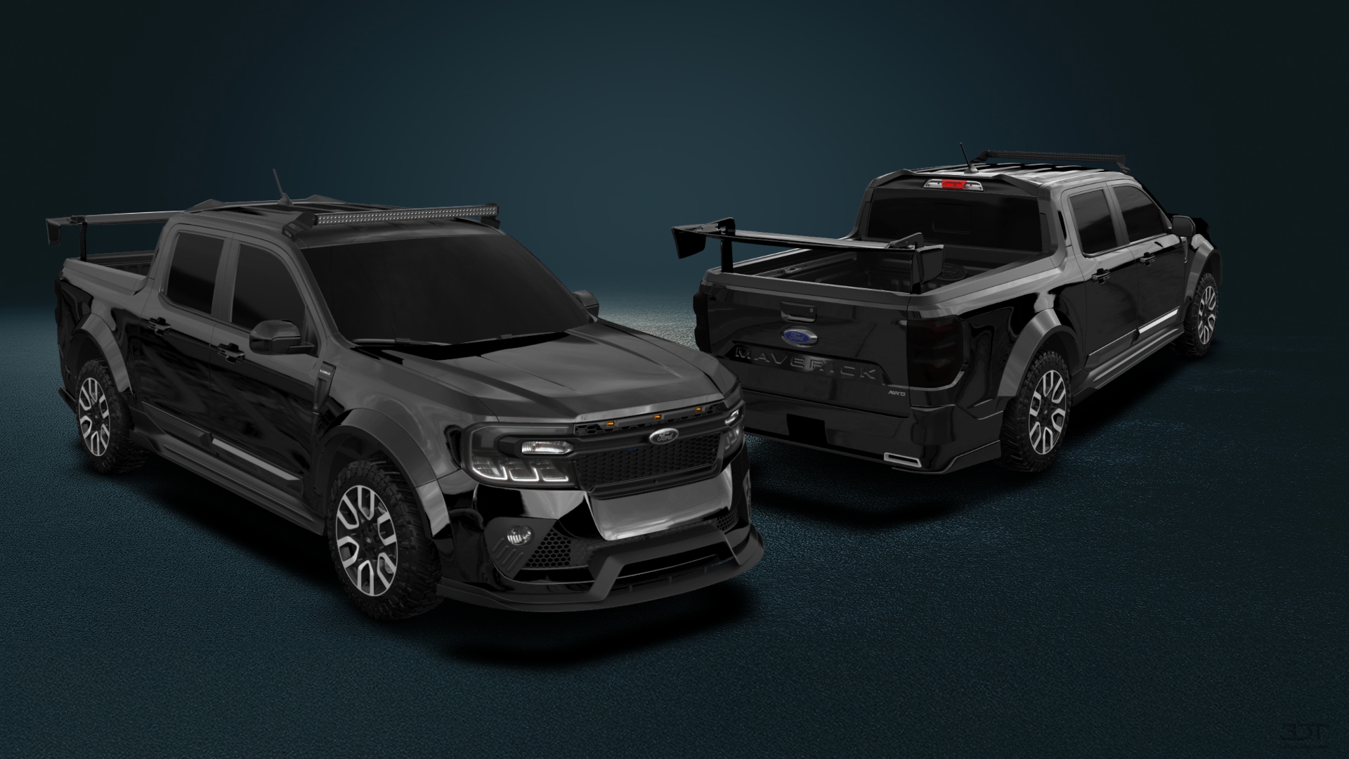 Ford Maverick 4 Door pickup truck 2022 tuning