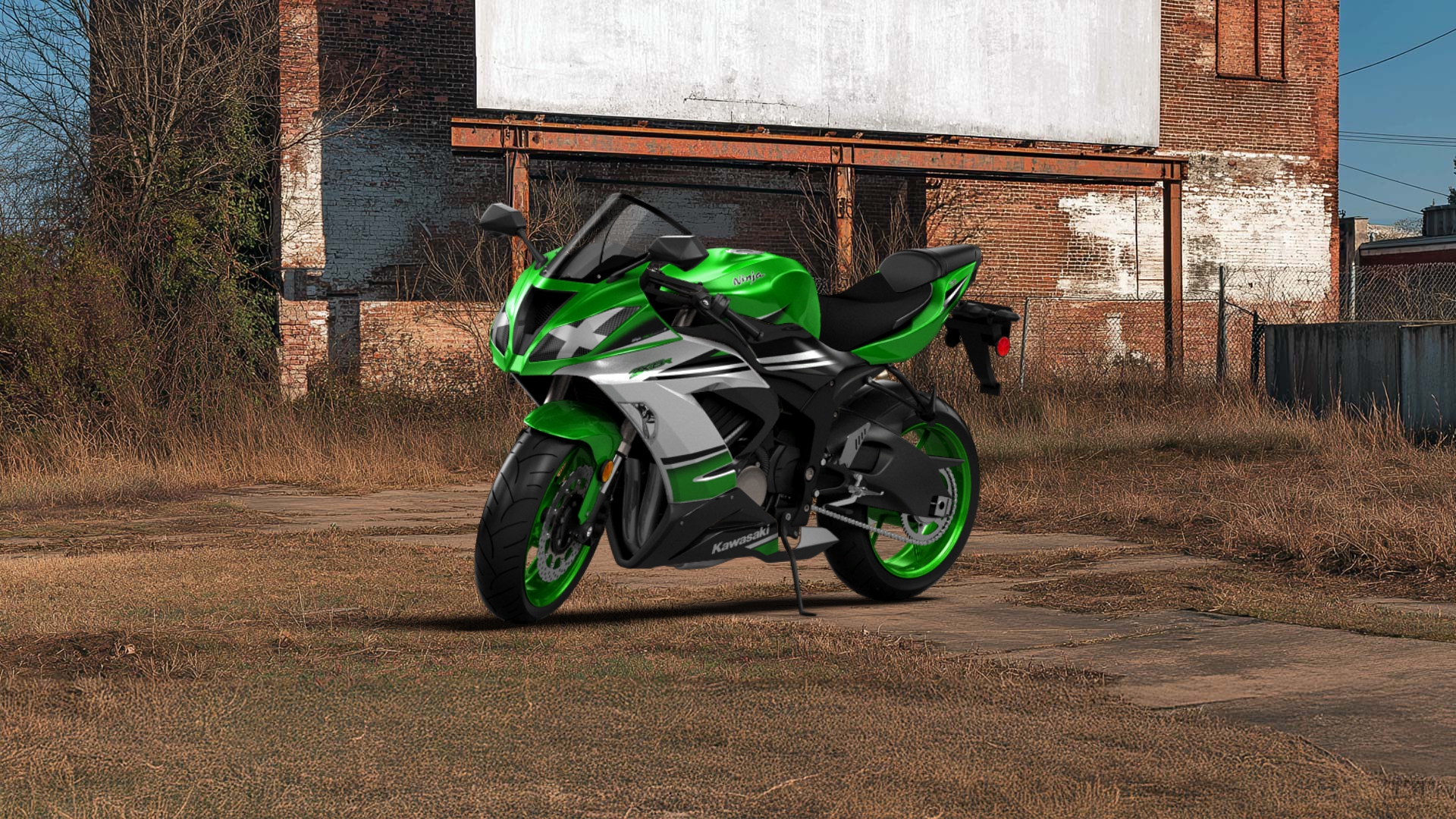 Kawasaki Ninja ZX 6R Sport Bike 2015