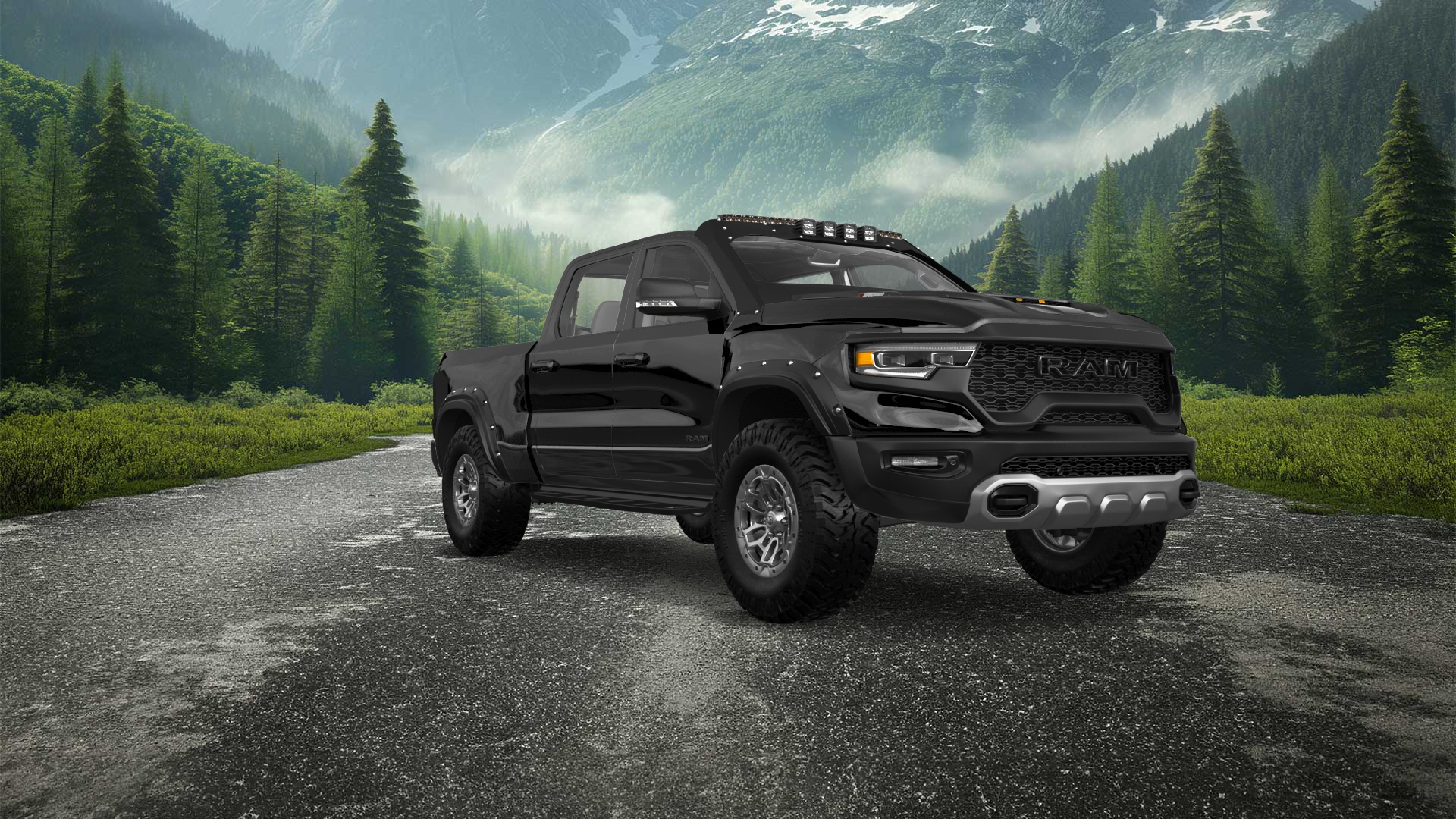 Dodge Ram 1500 TRX 4 Door pickup truck 2021