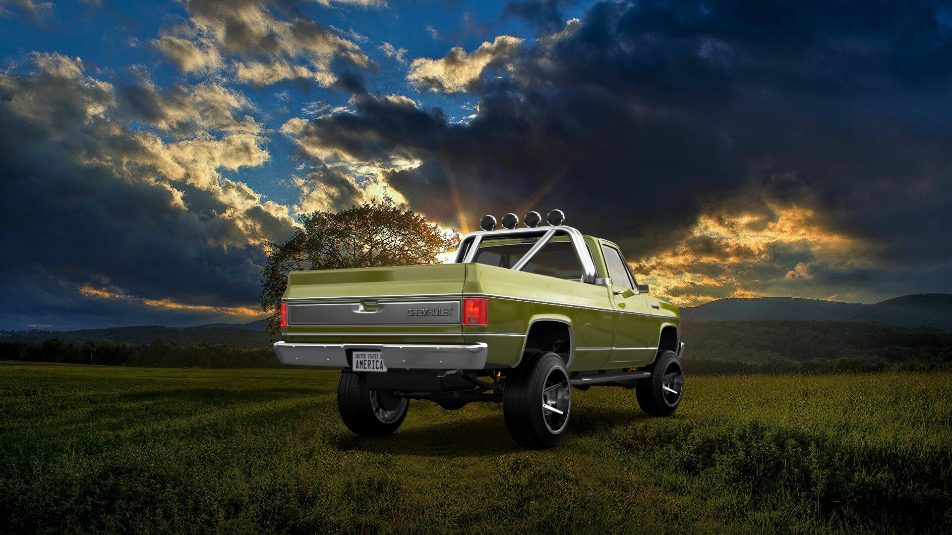 Chevrolet Silverado C-10 2 Door pickup truck 1973 Images