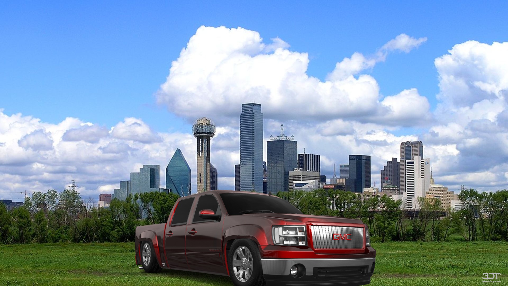 GMC Sierra 1500 Crew Cab 5.8 ft box 4 Door pickup truck 2007