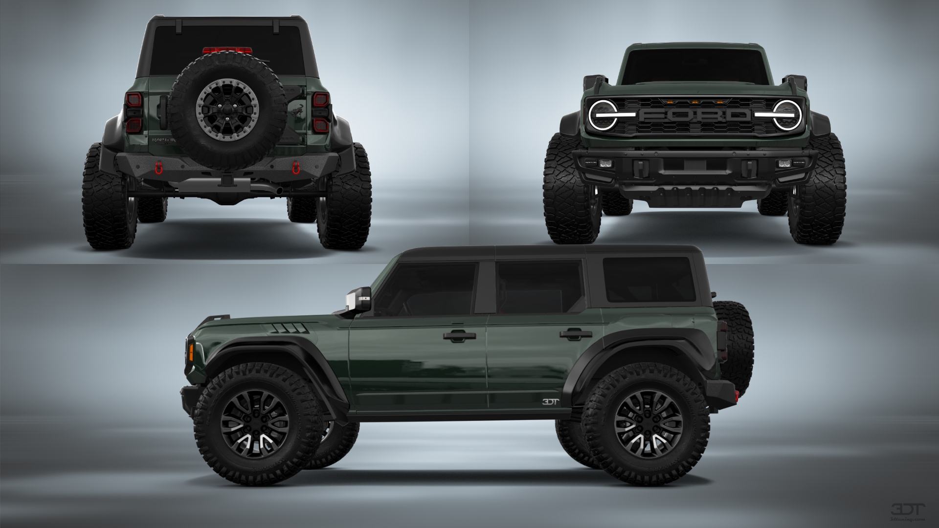 Ford Bronco Raptor 4 Door pickup truck 2022 tuning