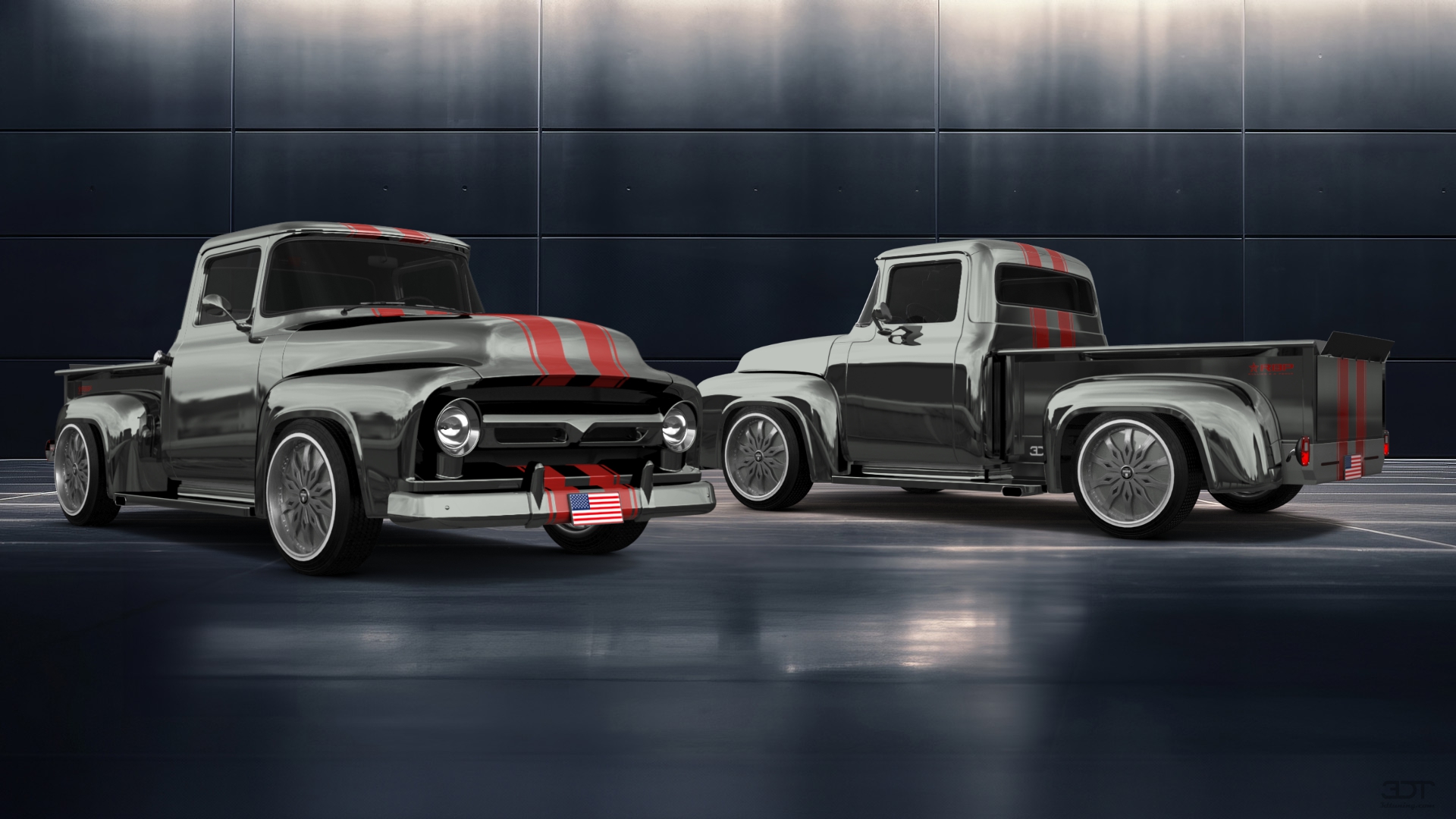Ford F-100 2 Door truck 1956 tuning