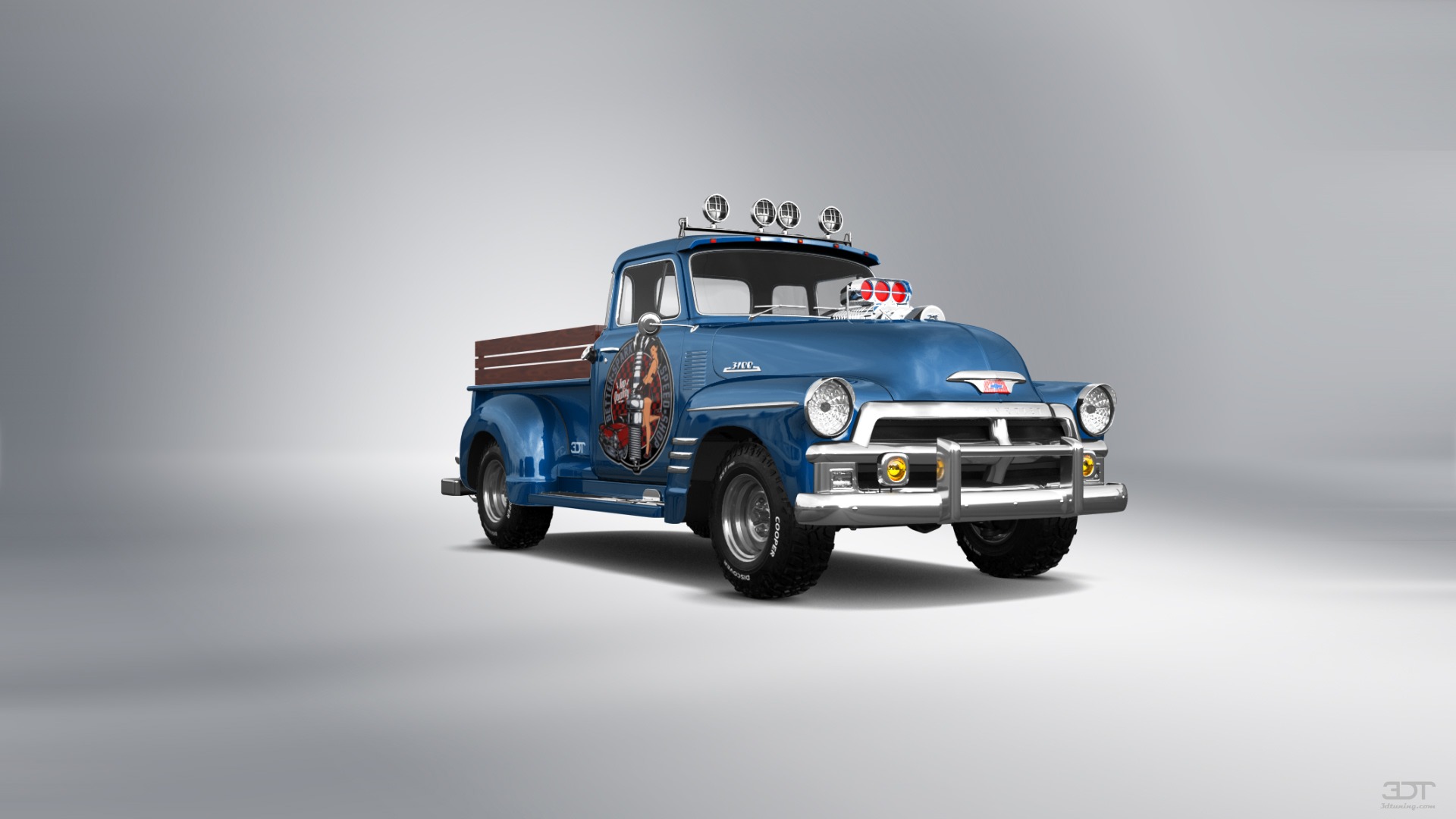 Chevrolet 3100 2 Door pickup truck 1954 tuning
