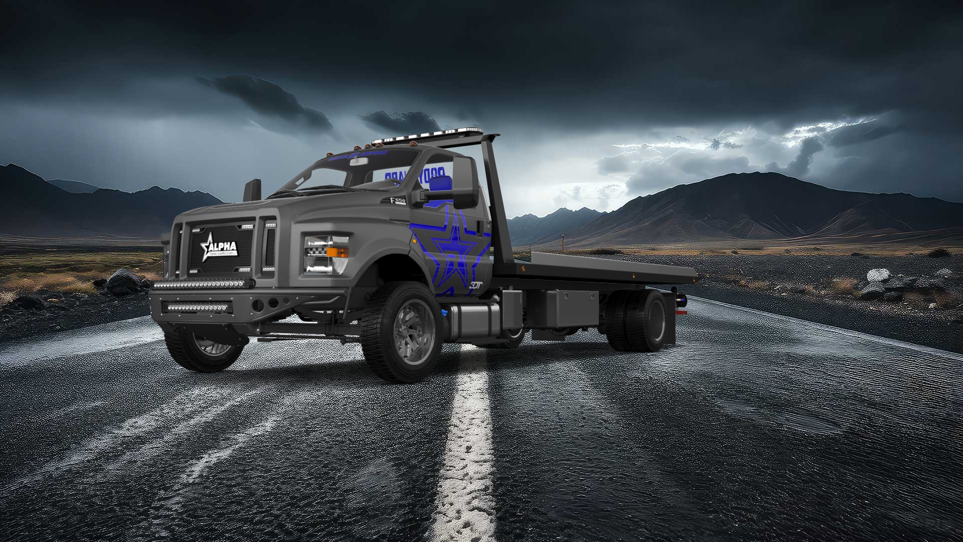 Ford F-650 Tow Truck Pickup 2016 tuning