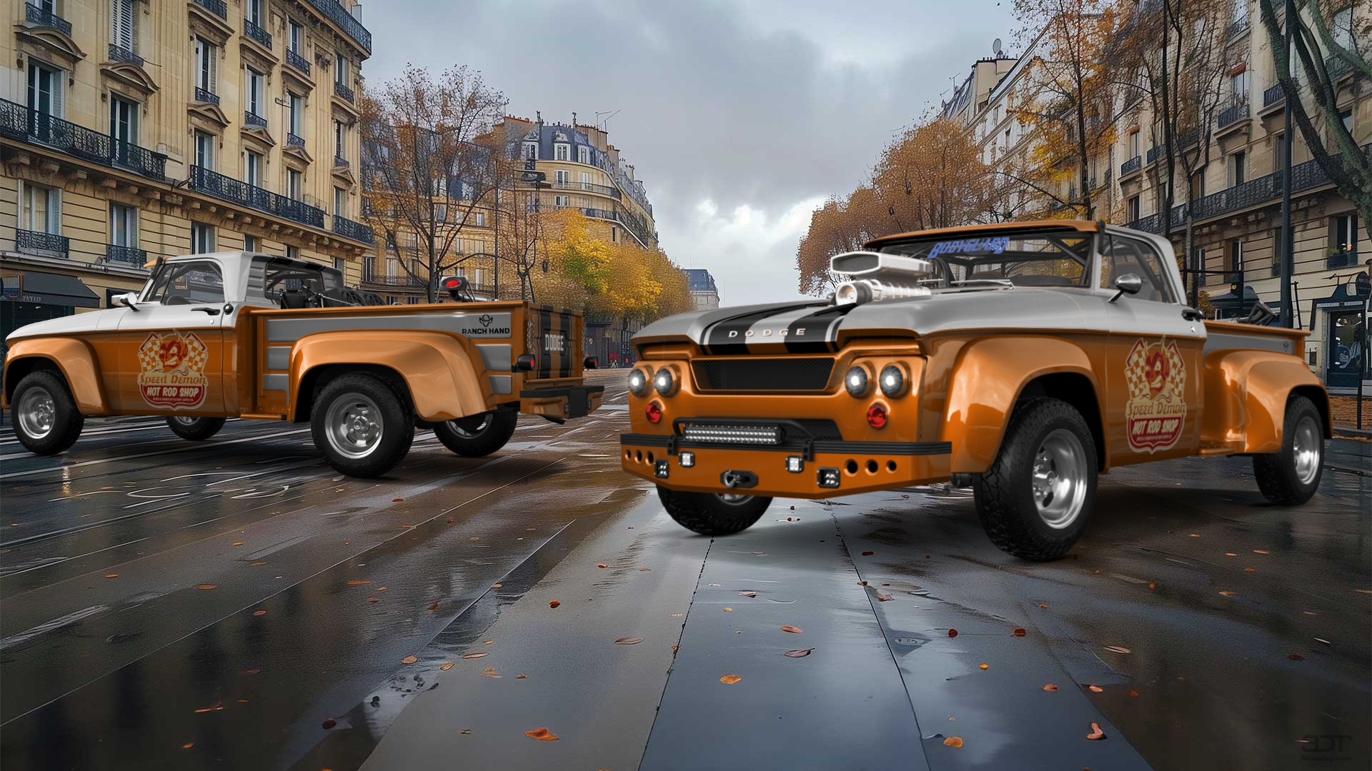 Dodge D-100 Stepside 2 Door pickup truck 1961 Images