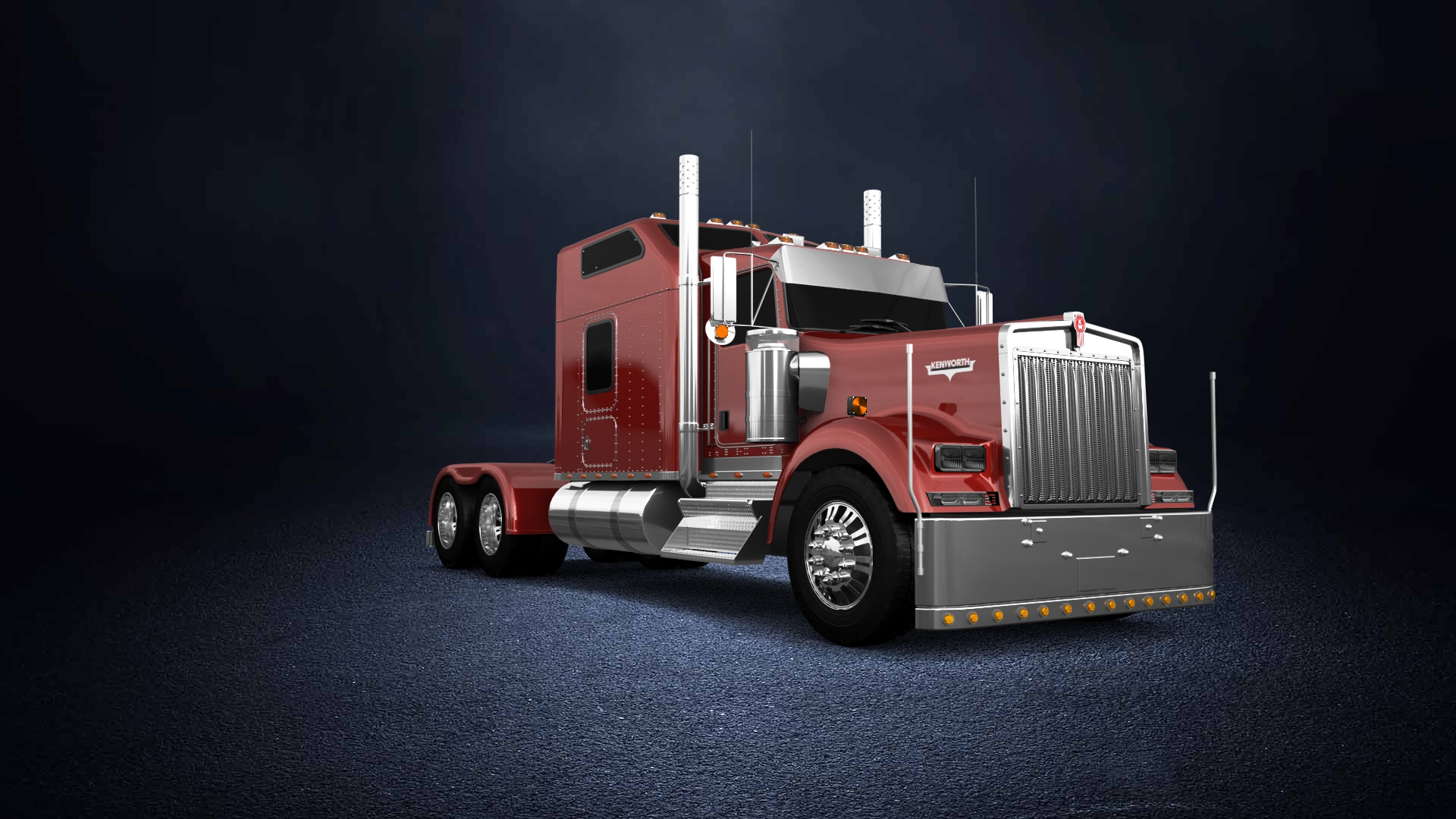 Kenworth W900 Sleeper Cab Truck 2015 Images