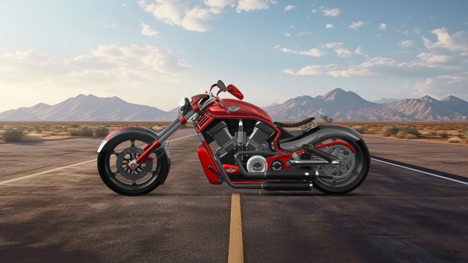 Harley-Davidson Custom Chopper Cruiser 2011