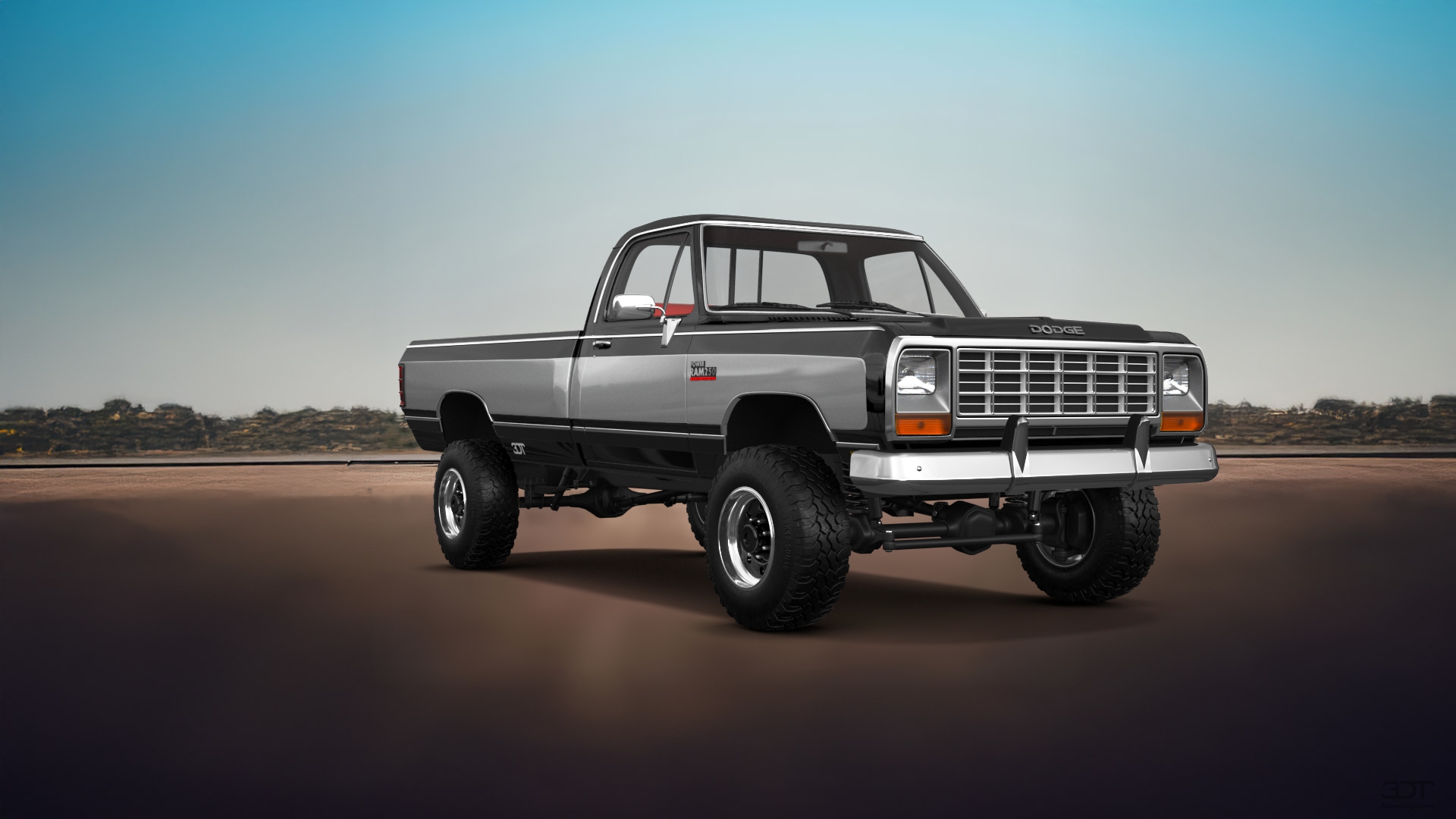 Dodge Ram 250 Regular Cab 2 Door pickup truck 1983 tuning