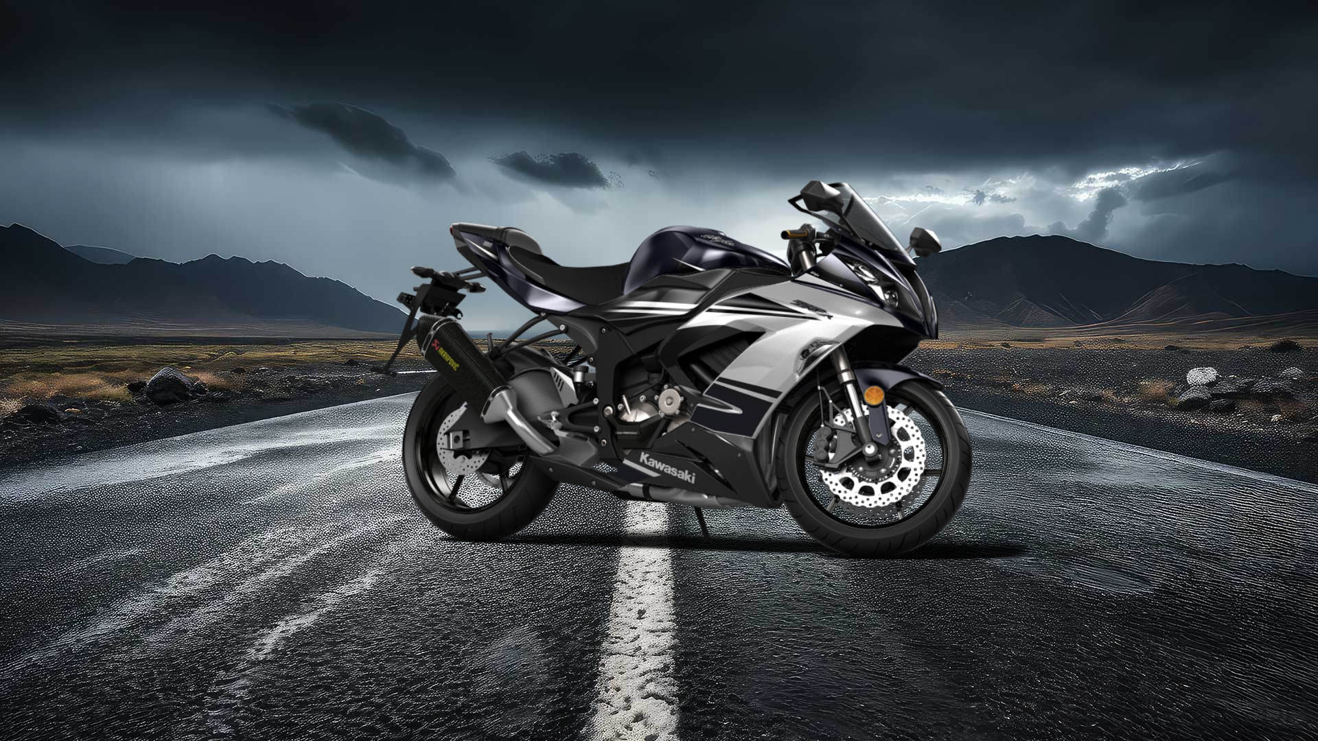 Kawasaki Ninja ZX 6R Sport Bike 2015 tuning