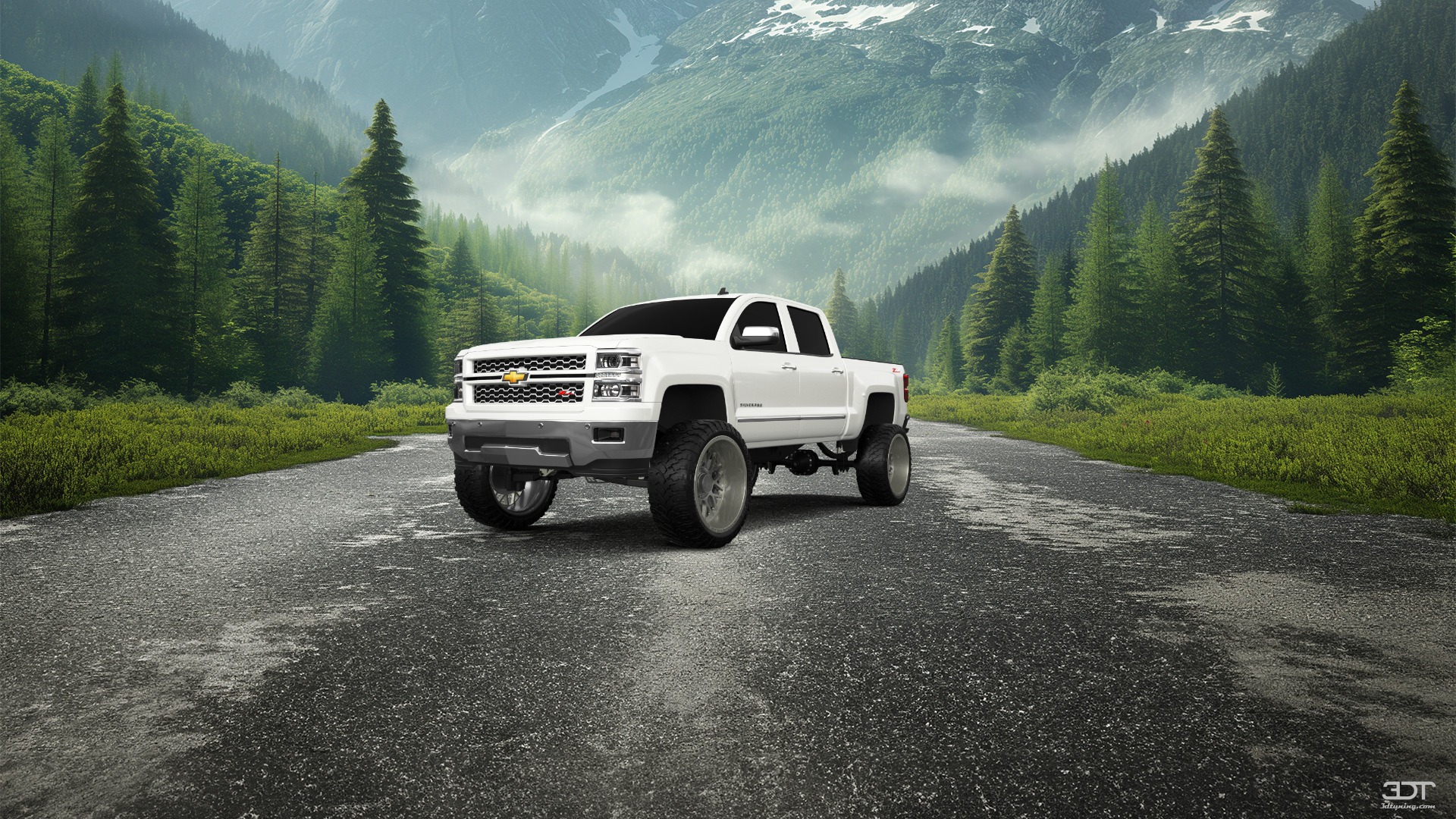 Chevrolet Silverado 1500 4 Door pickup truck 2014 tuning