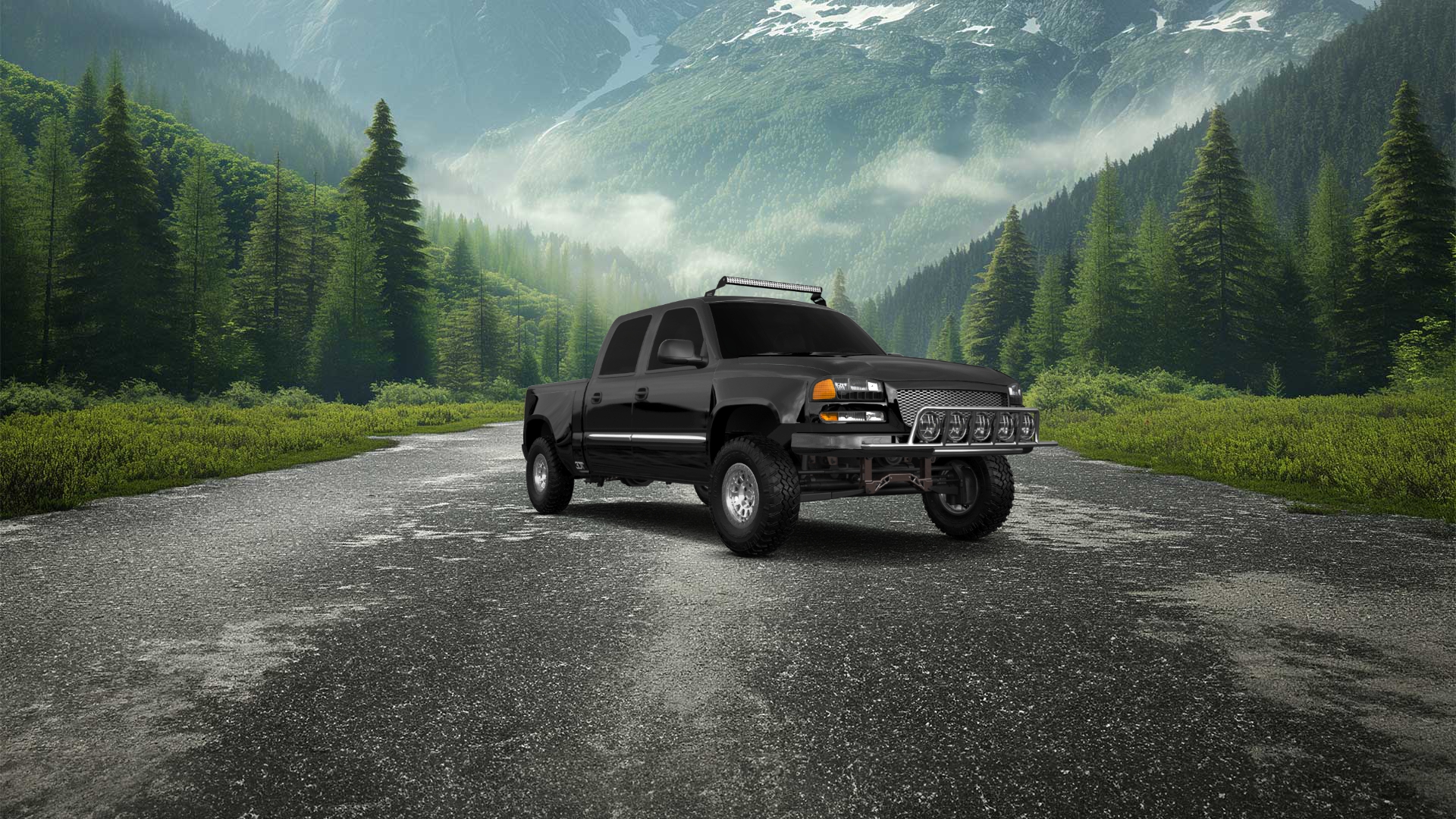 GMC Sierra 1500 Crew Cab Pickup Truck 2000