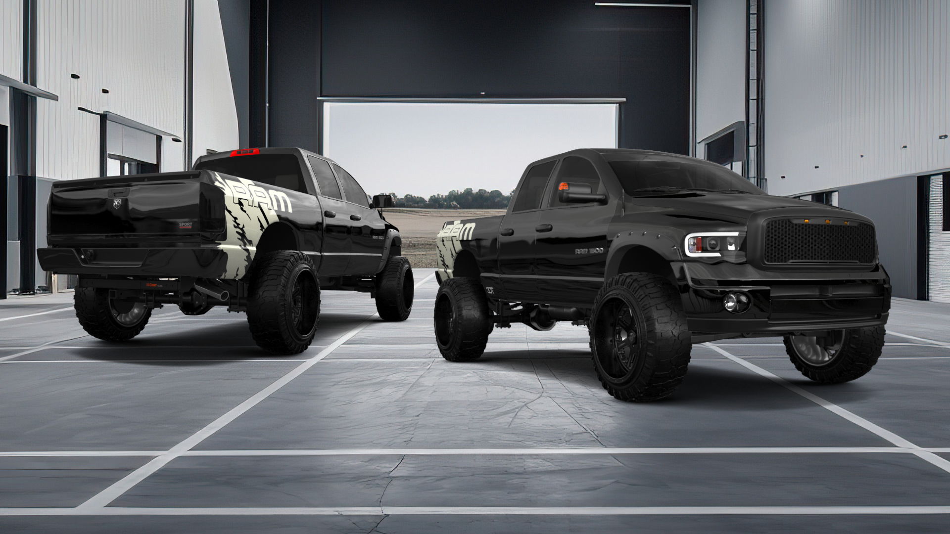 Dodge Ram 1500 6.4 ft box 4 Door pickup truck 2002 tuning