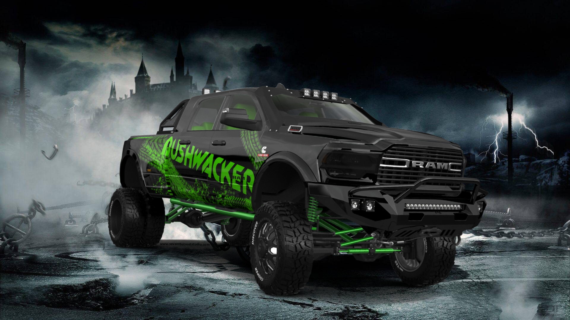 Dodge Ram 3500 4 Door pickup truck 2020 tuning