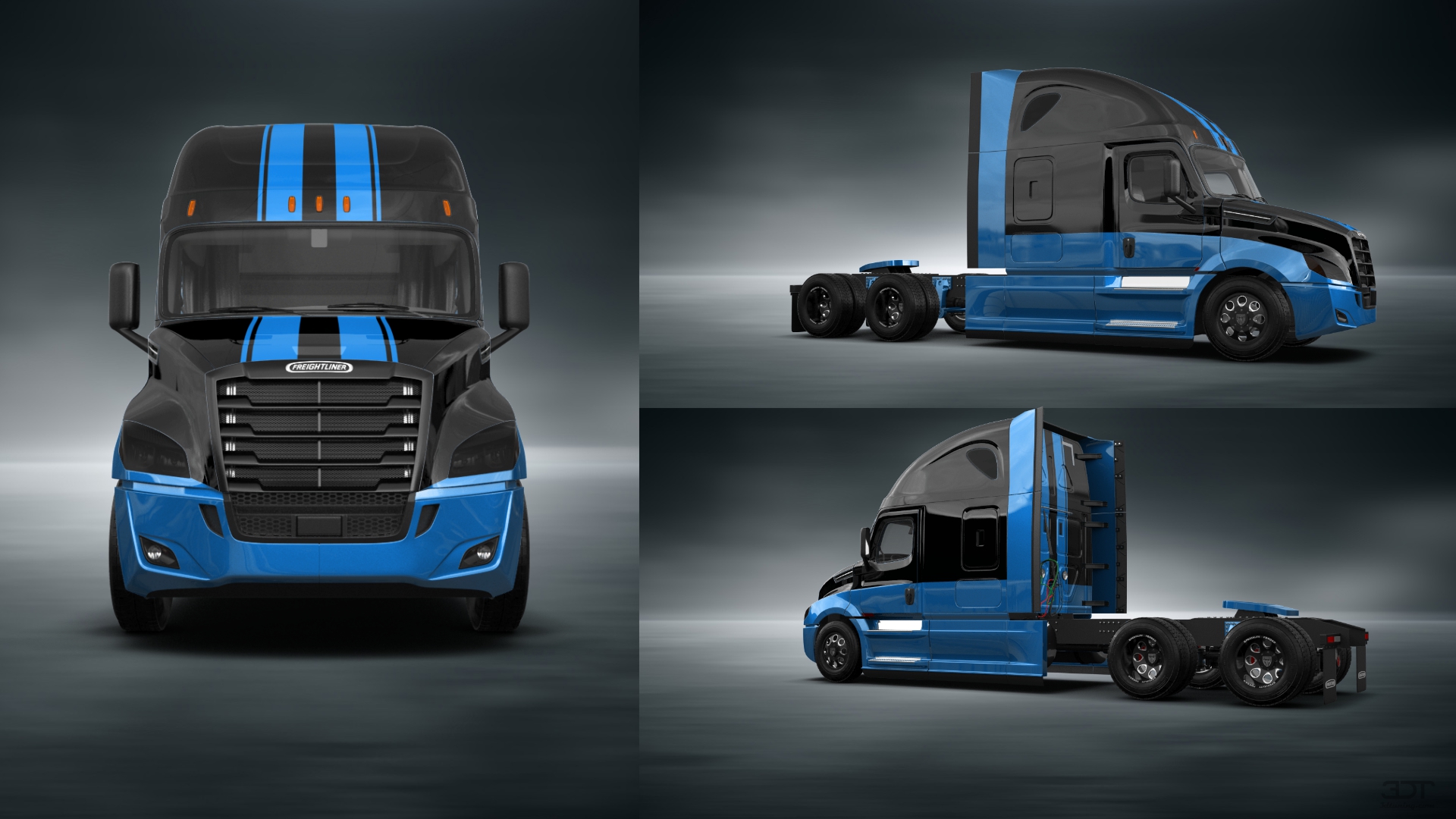 Freightliner Cascadia Sleeper Cab Truck 2018 tuning